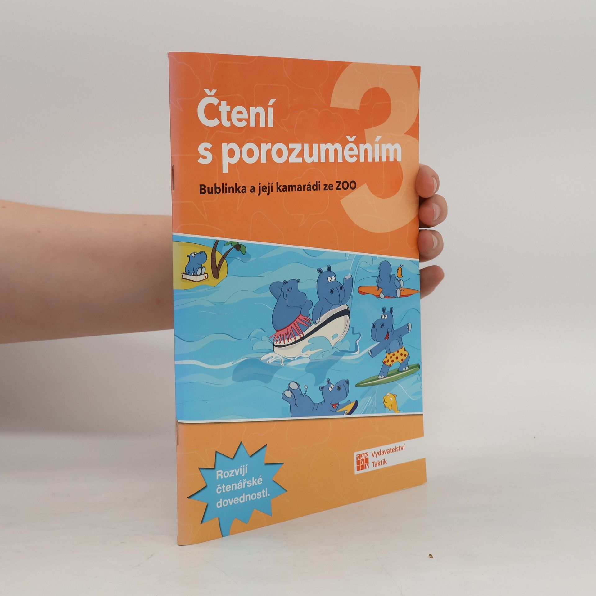 Monika Linhartová Čtení s porozuměním 3 : Bublinka a její kamarádi ze zoo