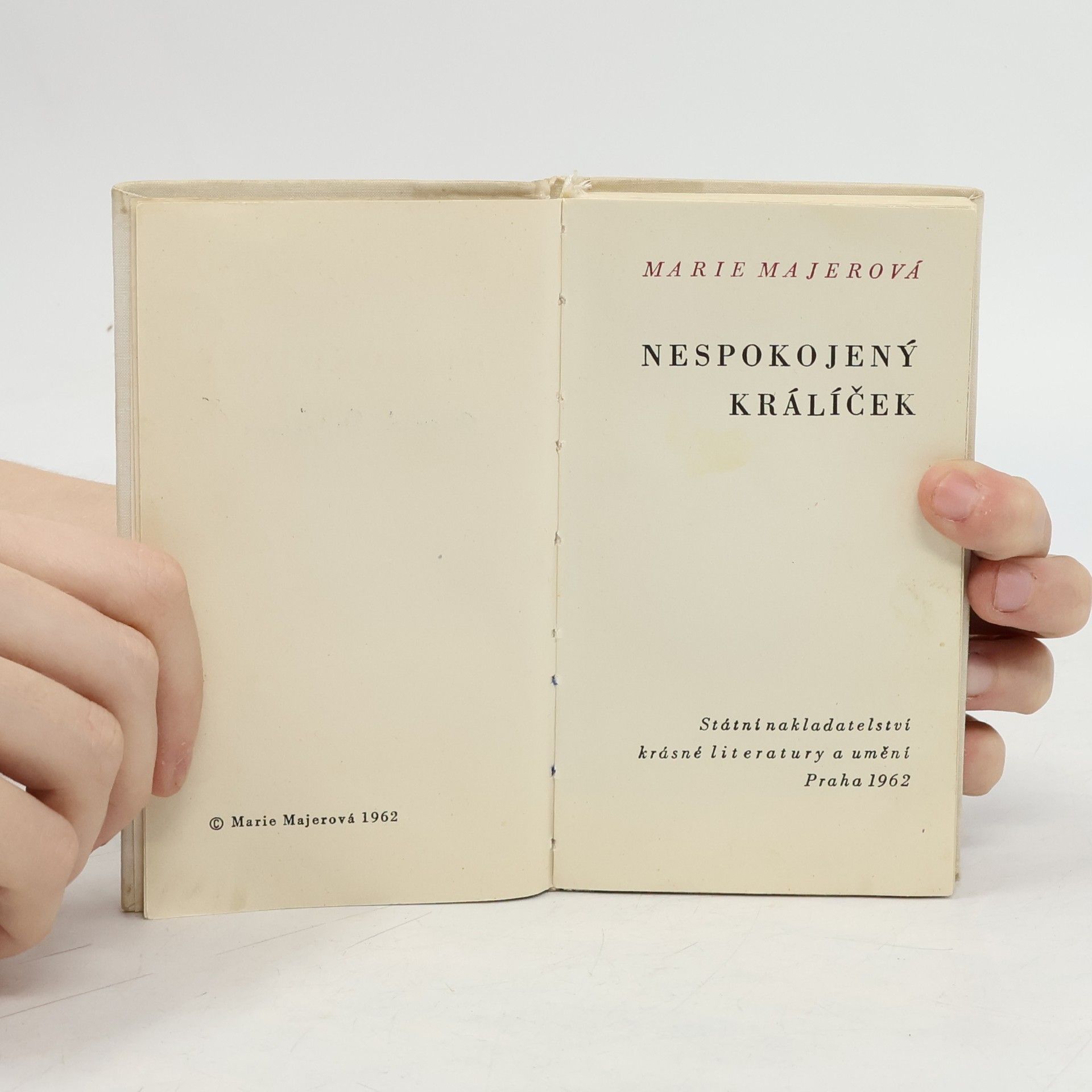 Marie Majerová Nespokojený králíček