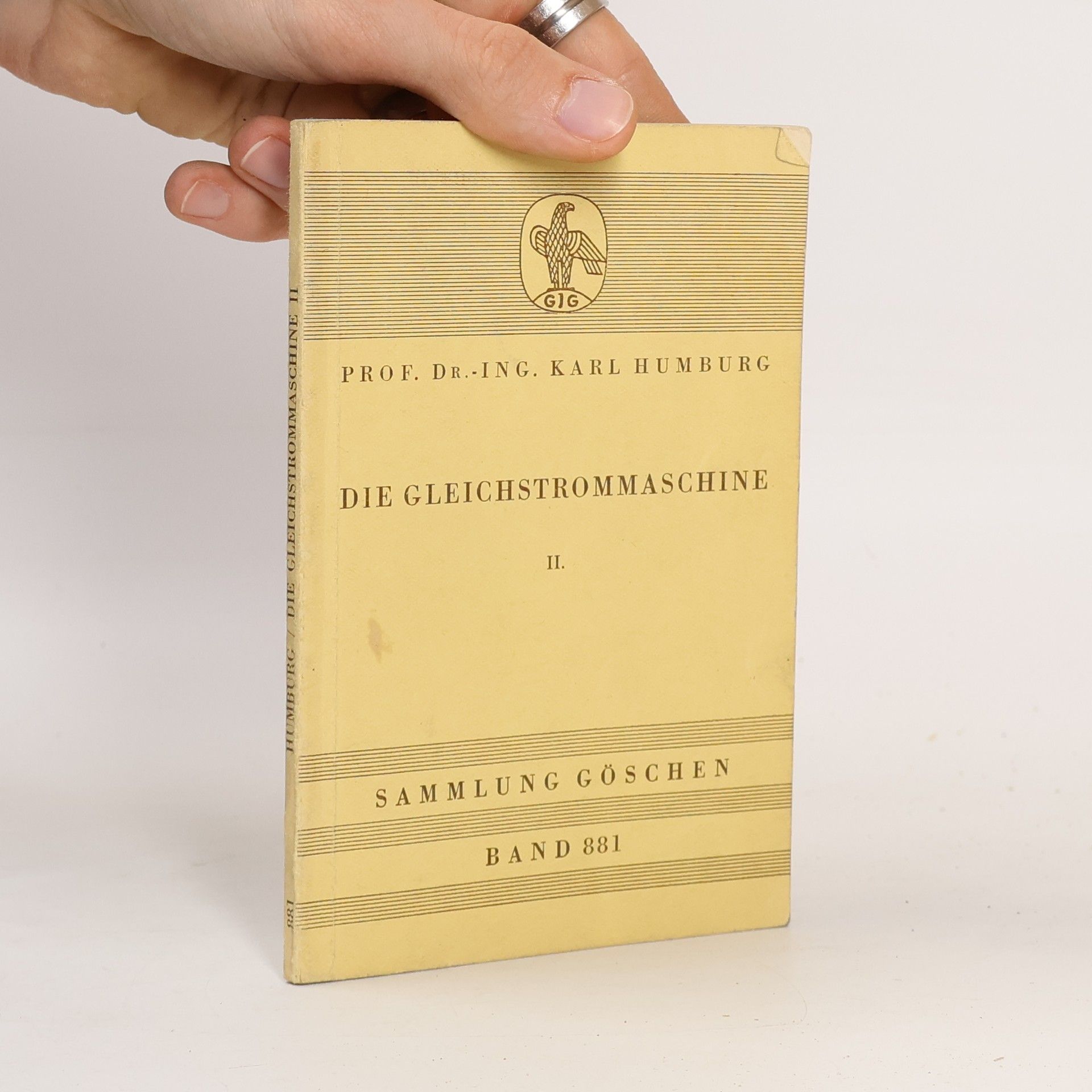 Karl Humburg Die Gleichstrommaschine II