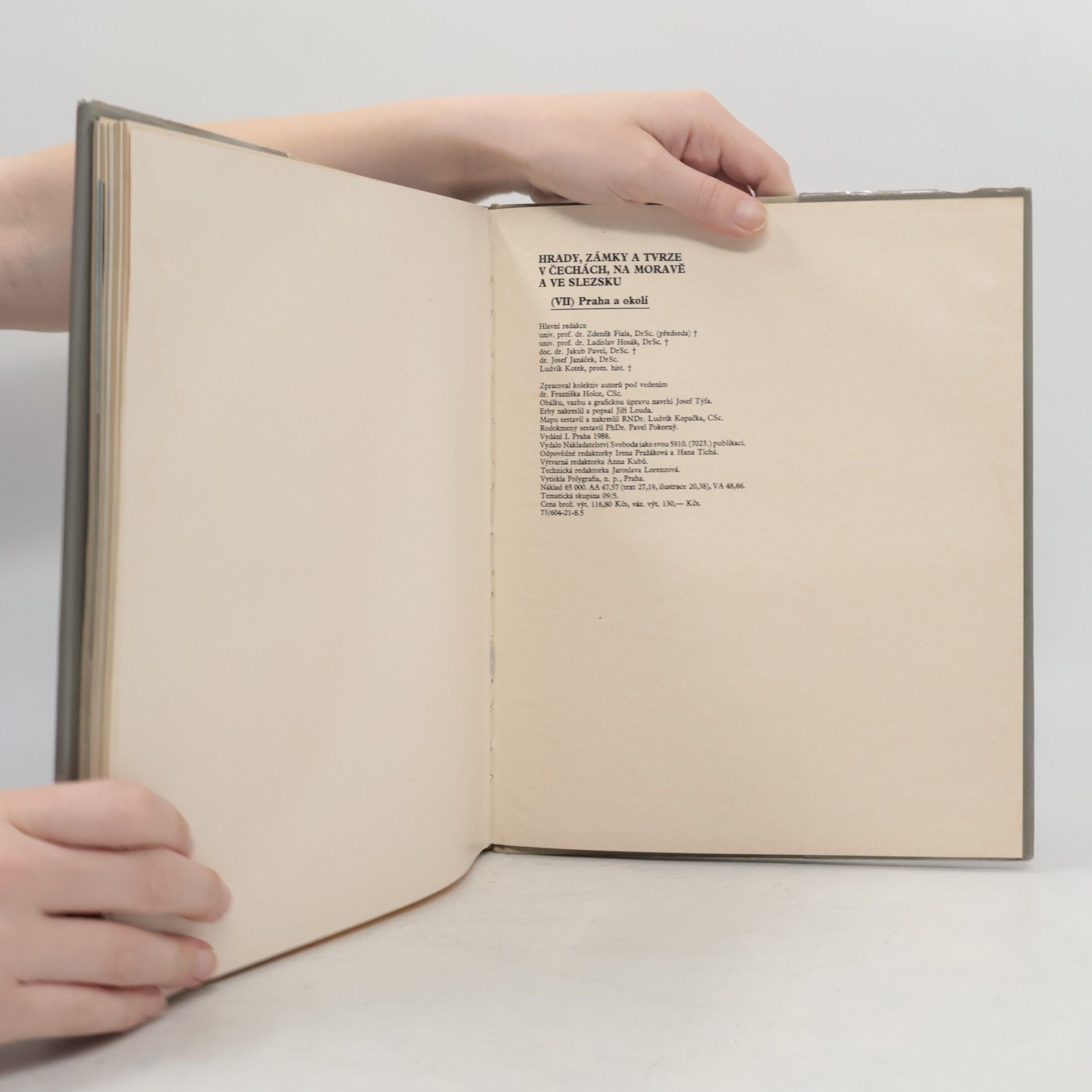 Various authors Hrady, zámky a tvrze v Čechách, na Moravě a ve Slezsku VII. Praha a okolí