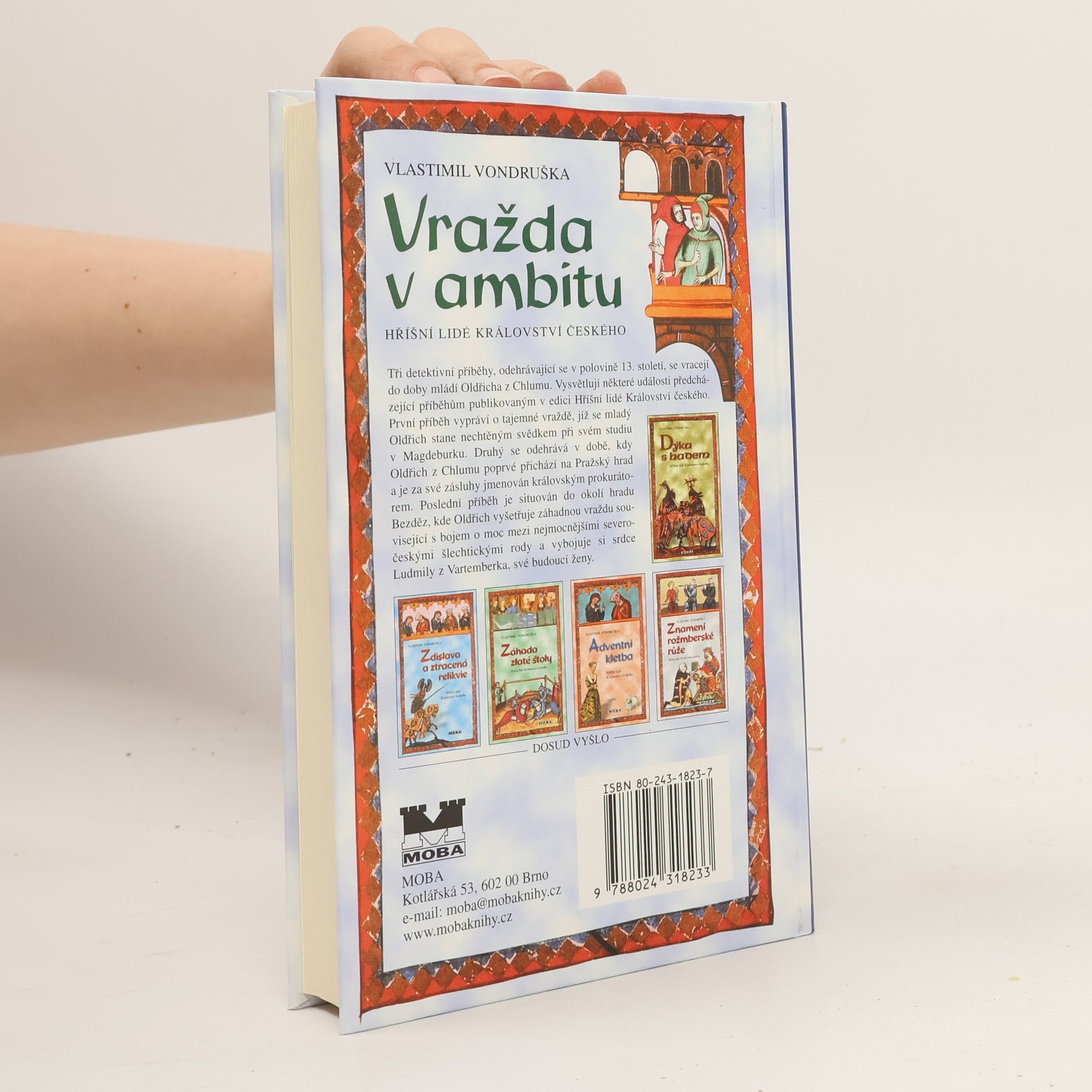 Vlastimil Vondruška Vražda v ambitu. Hříšní lidé Království českého
