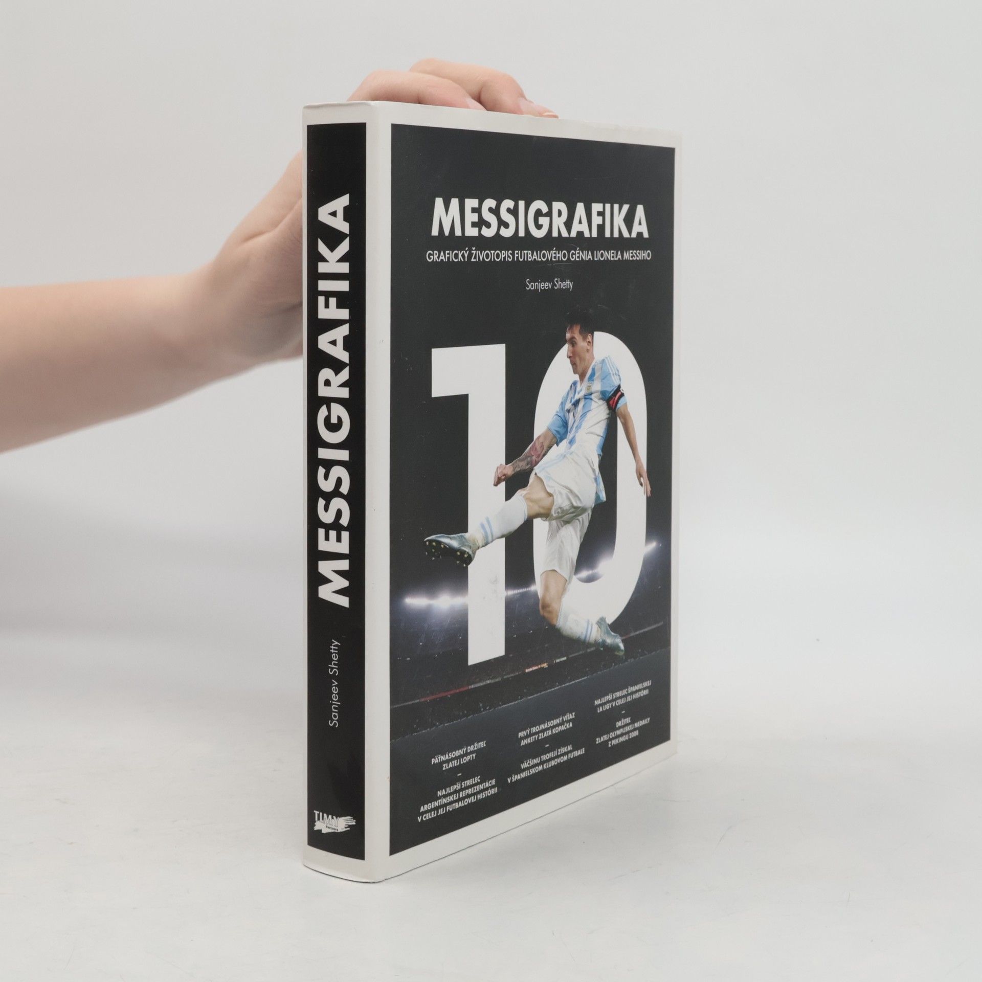 Sanjeev Shetty Messigrafika. Grafický životopis futbalového génia