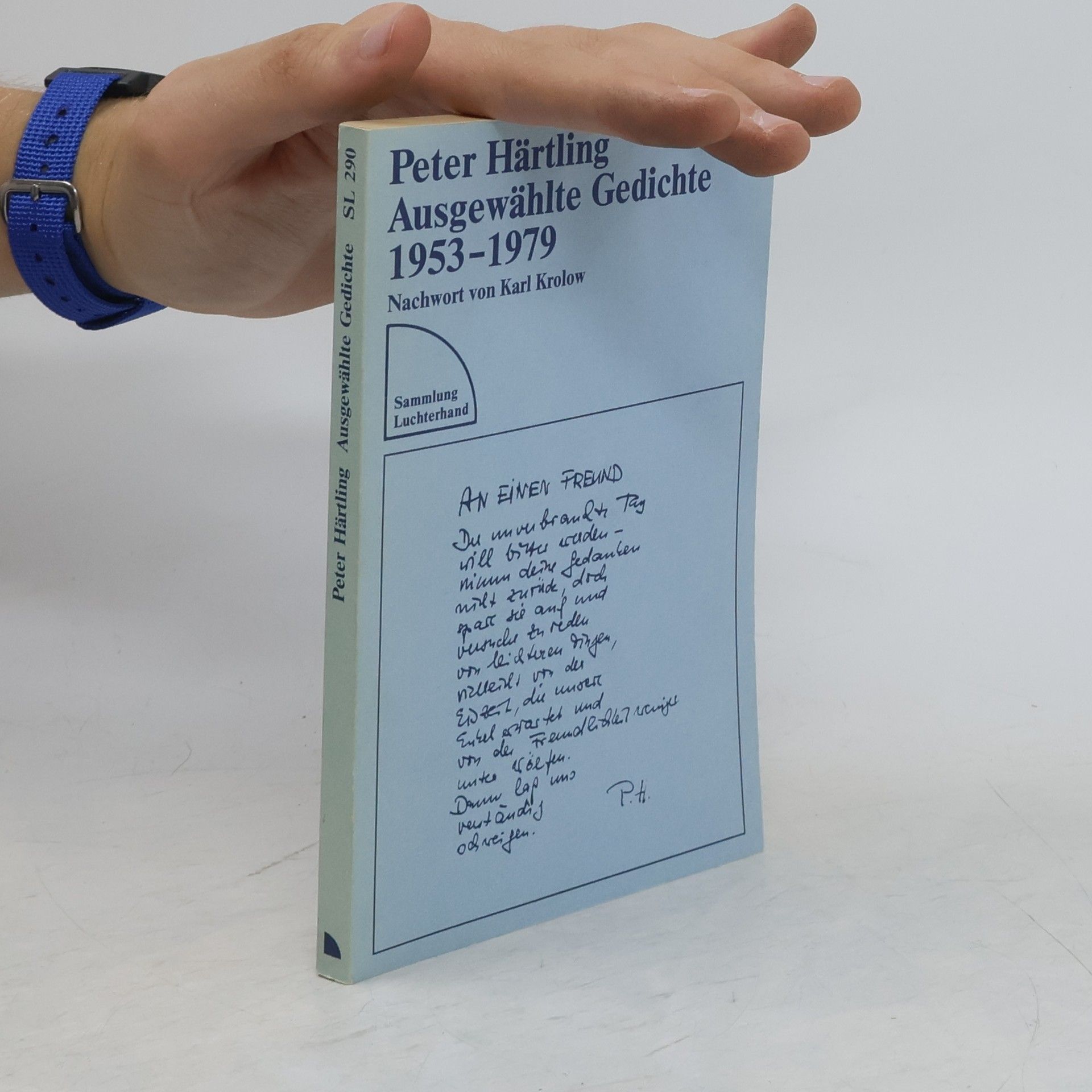 Peter Härtling Ausgewählte Gedichte 1953-1979