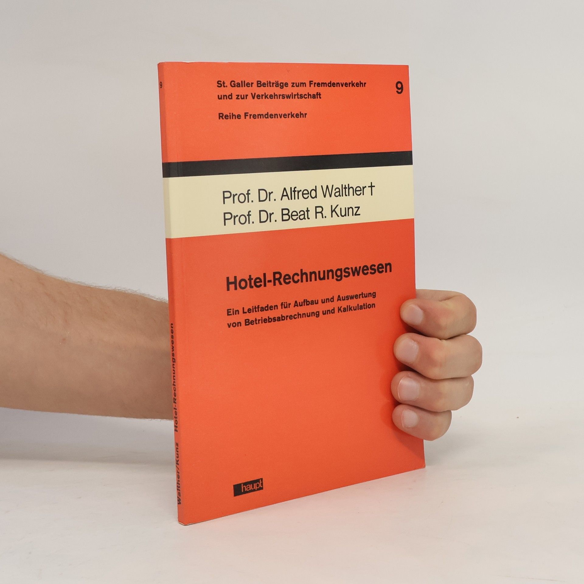 Alfred Walthert Hotel-Rechnungswesen