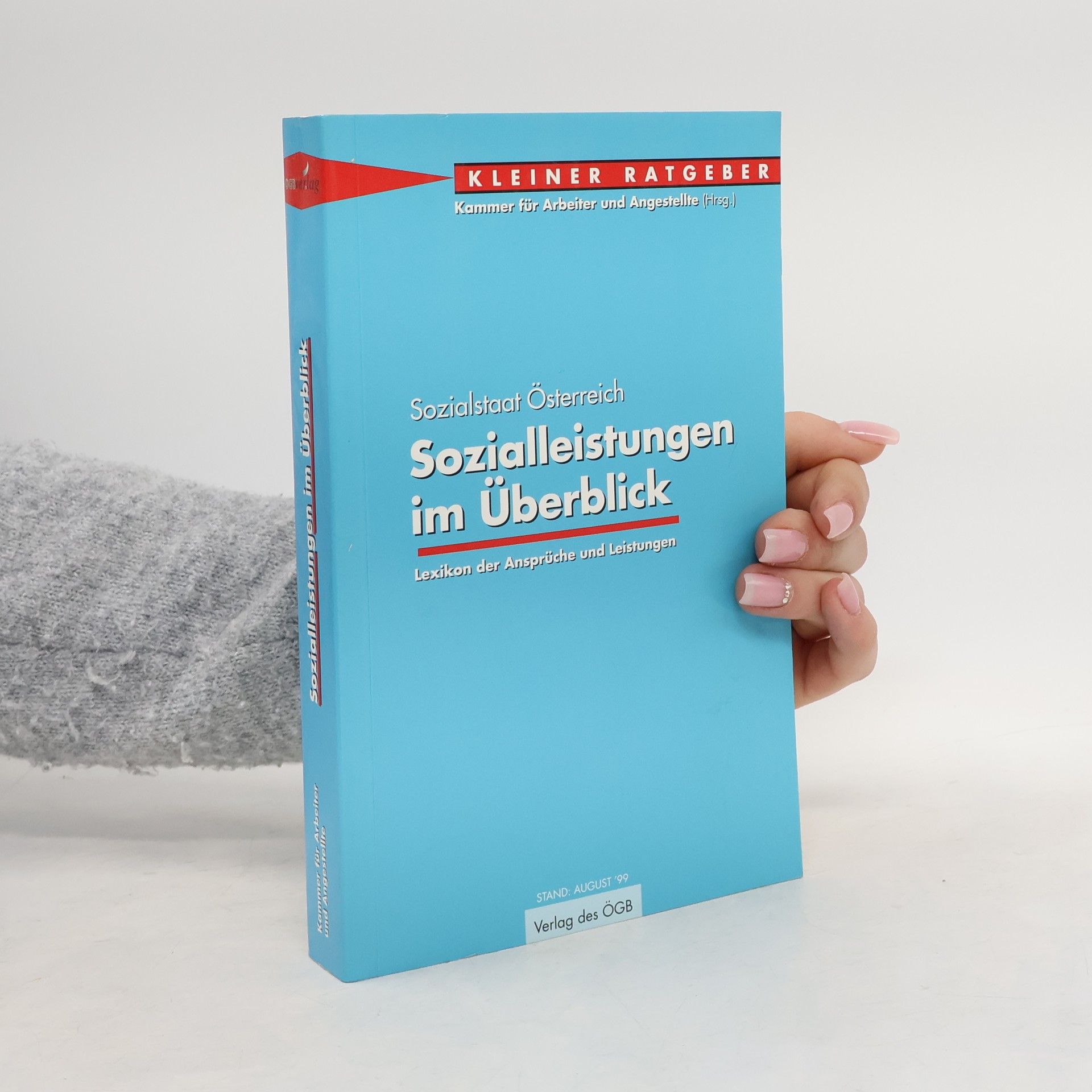 Kammer für Arbeiter und Angestellte für Kammer für Arbeiter und Angestellte für Wien Sozialleistungen im Überblick