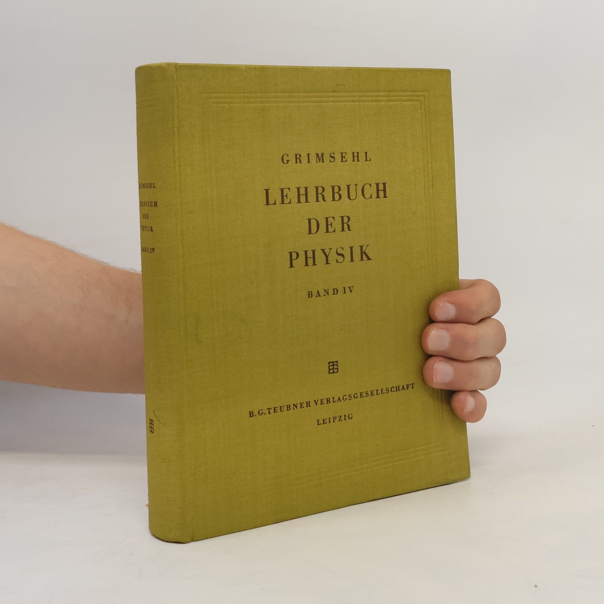 Grimsehl-Tomaschek Lehrbuch der Physik 4