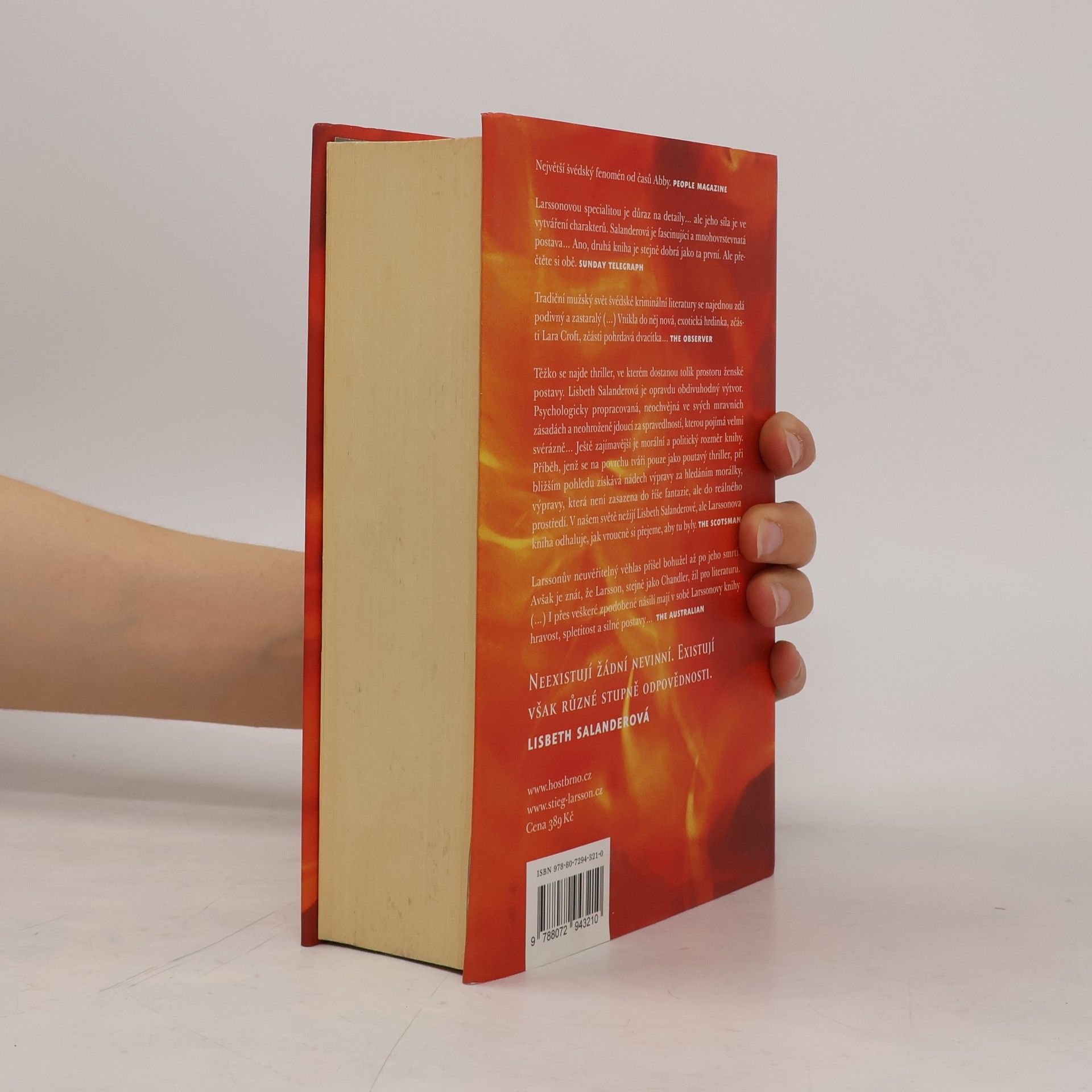 Stieg Larsson Dívka, která si hrála s ohněm