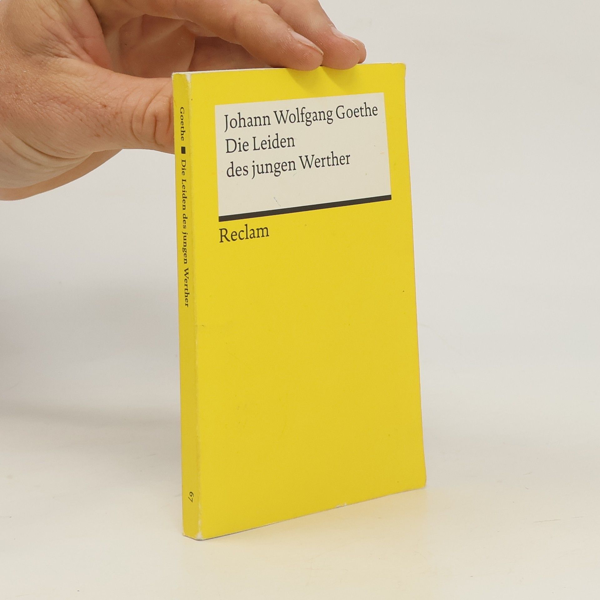 Johann Wolfgang von Goethe Die Leiden des jungen Werther