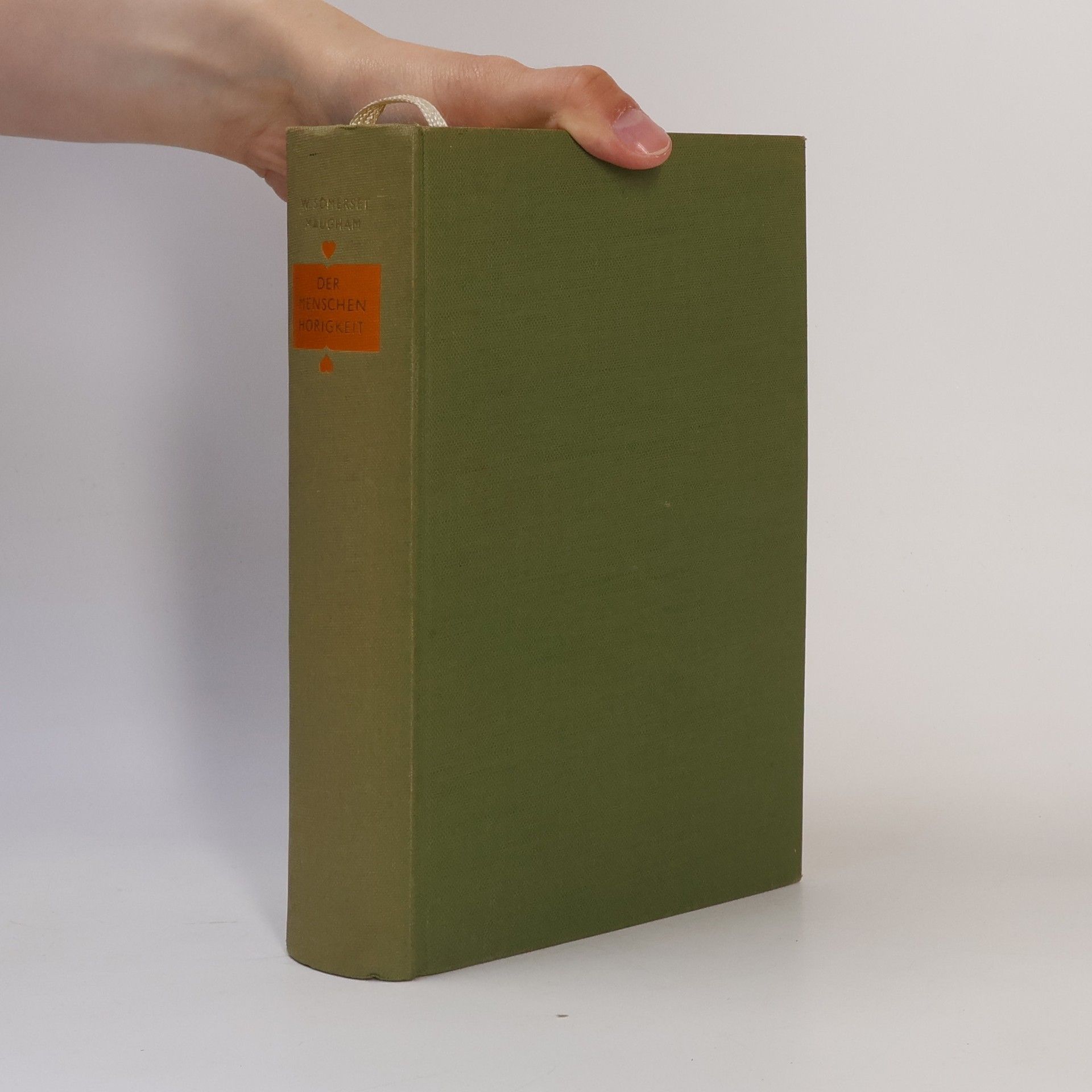 William Somerset Maugham Der Menschen Hörigkeit