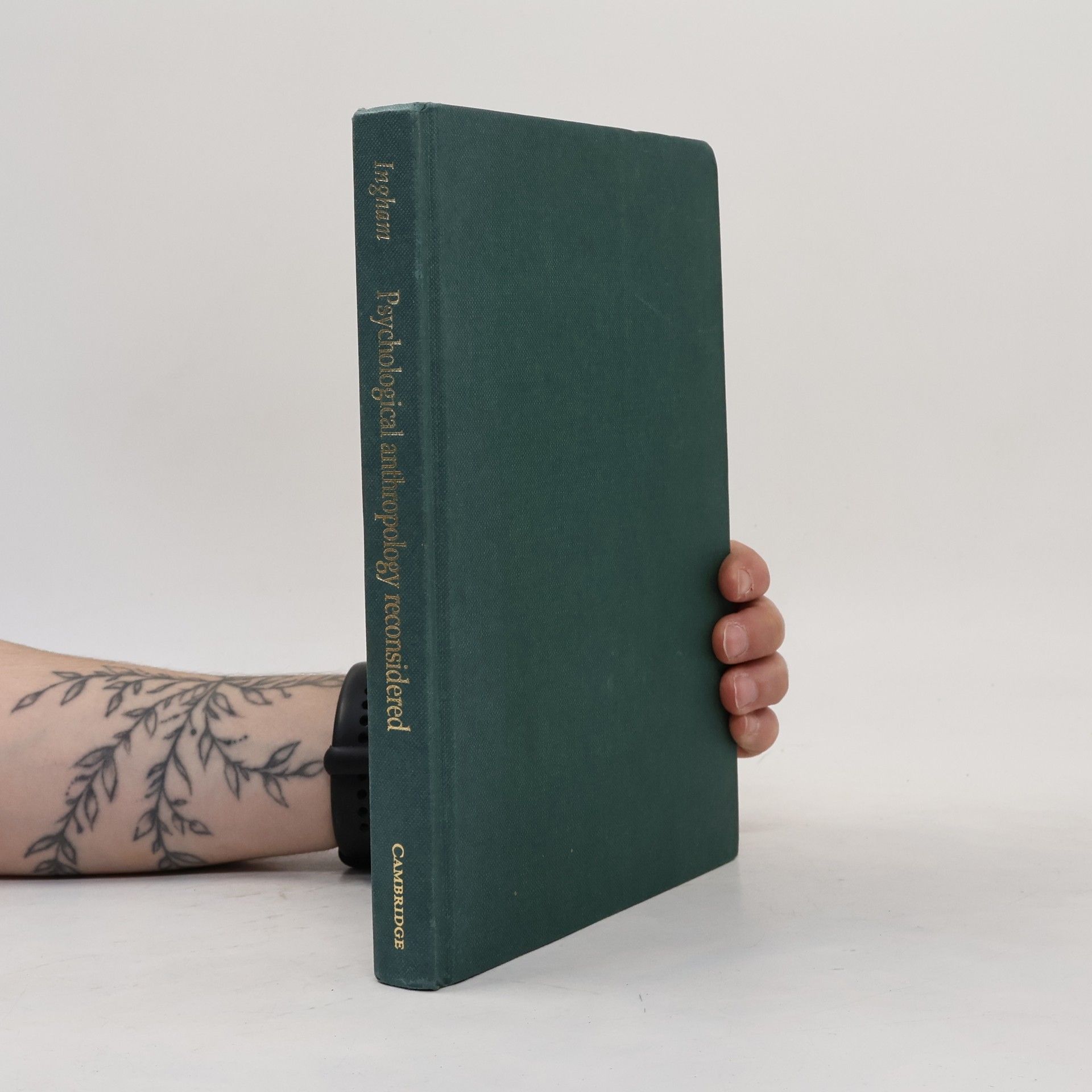 John M. Ingham Psychological Anthropology Reconsidered