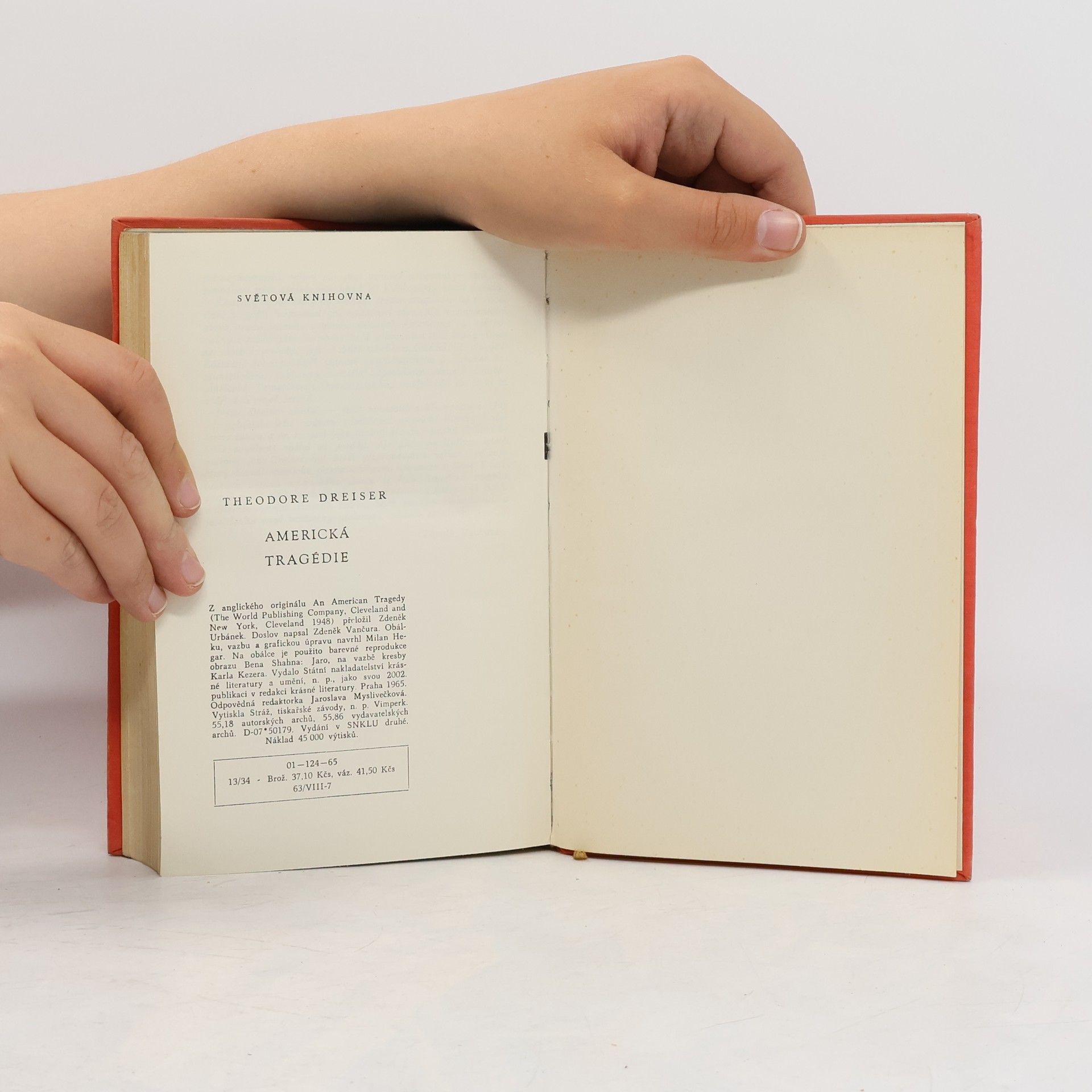 Theodore Dreiser Americká tragédie