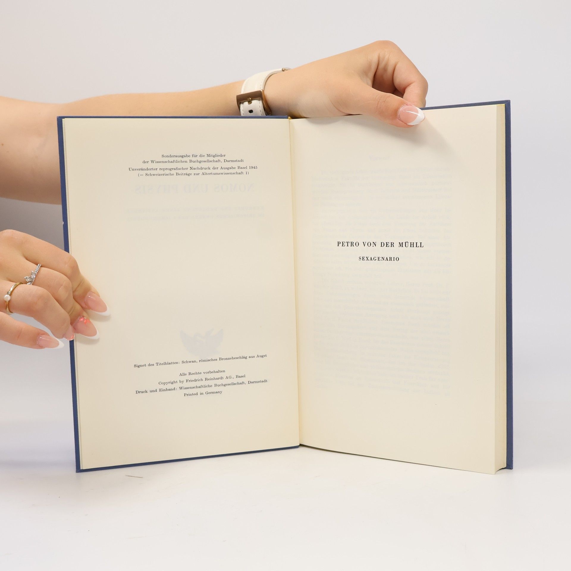 Felix Heinimann Nomos und Physis