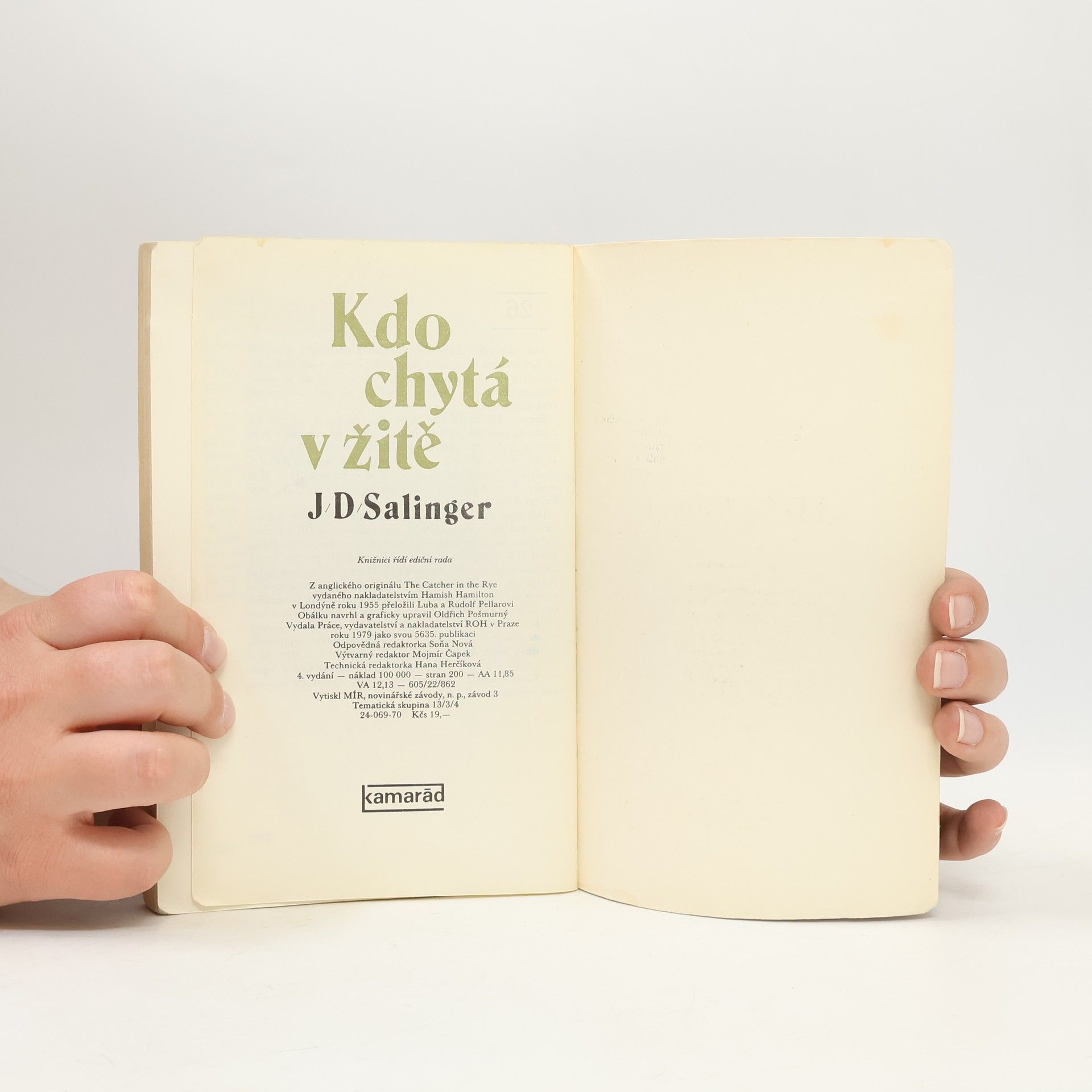 Jerome David Salinger Kdo chytá v žitě