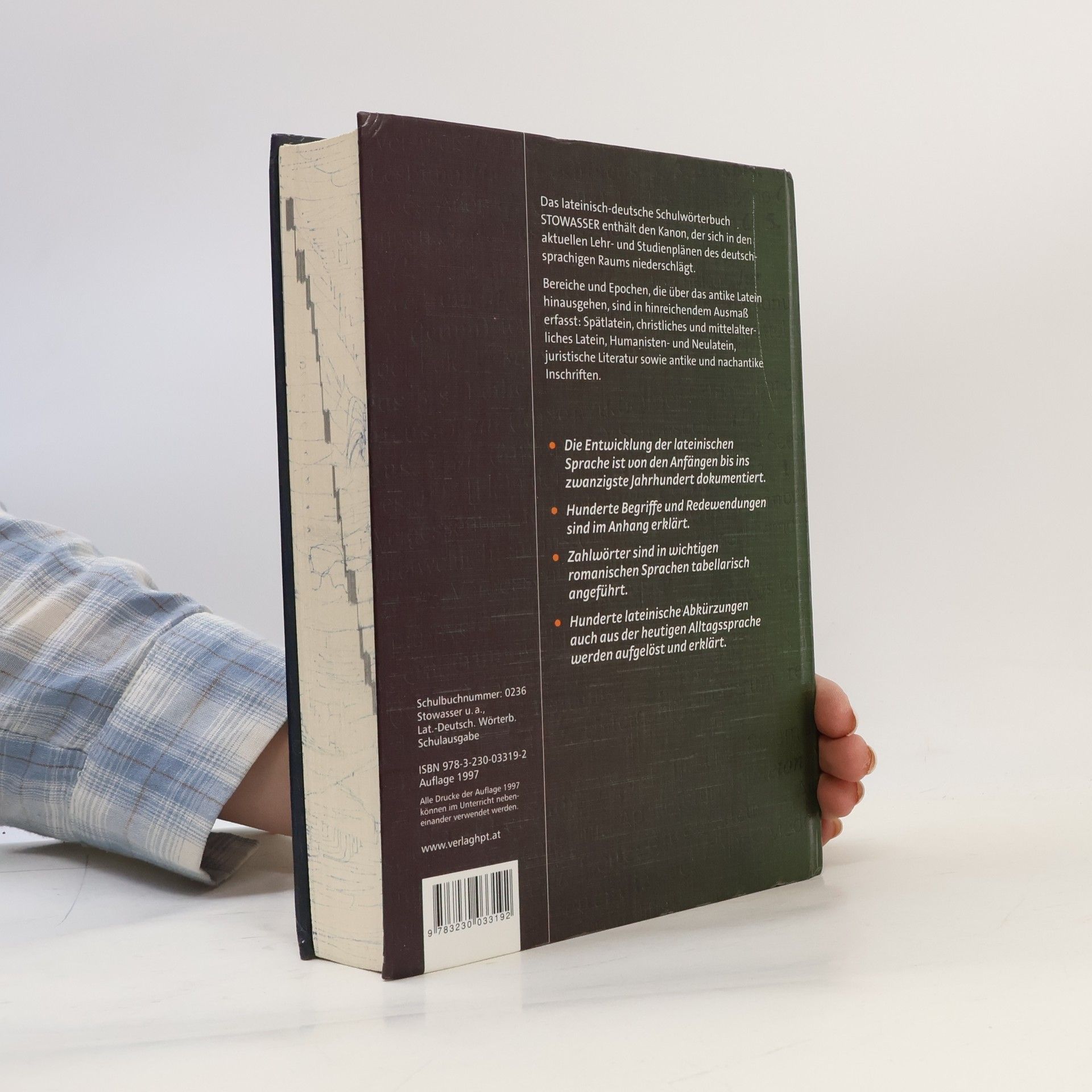 Joseph Maria Stowasser Lateinisch-Deutsches Schulwörterbuch