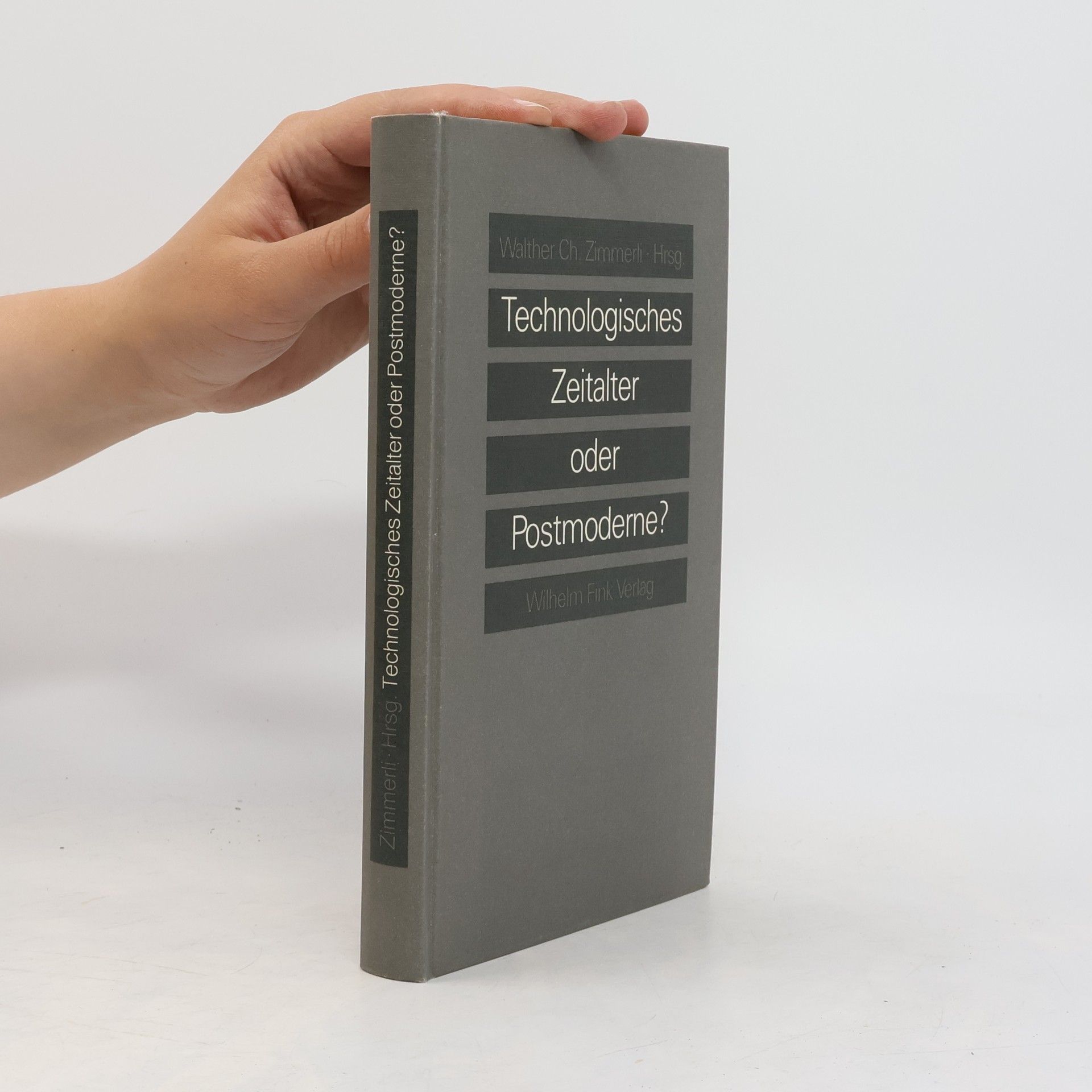 Walther Ch. Zimmerli Technologisches Zeitalter oder Postmoderne