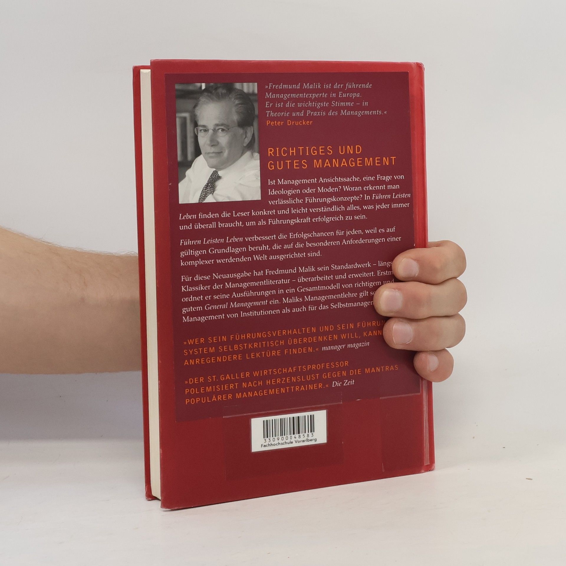 Fredmund F. Malik Führen, Leisten, Leben