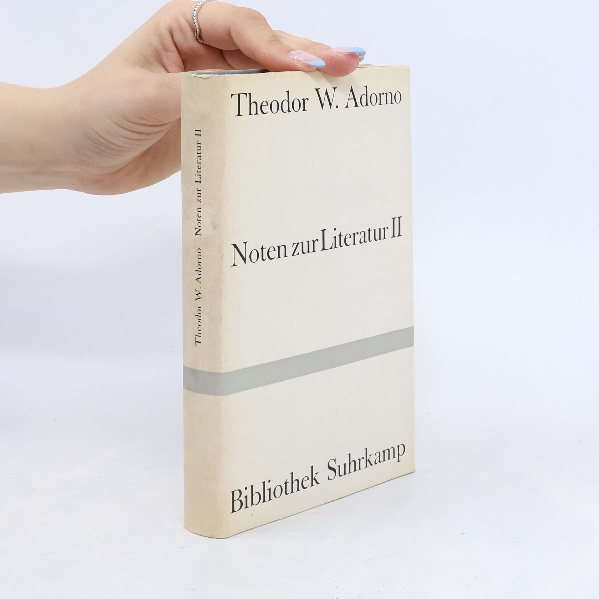 Theodor W. Adorno Noten zur Literatur II