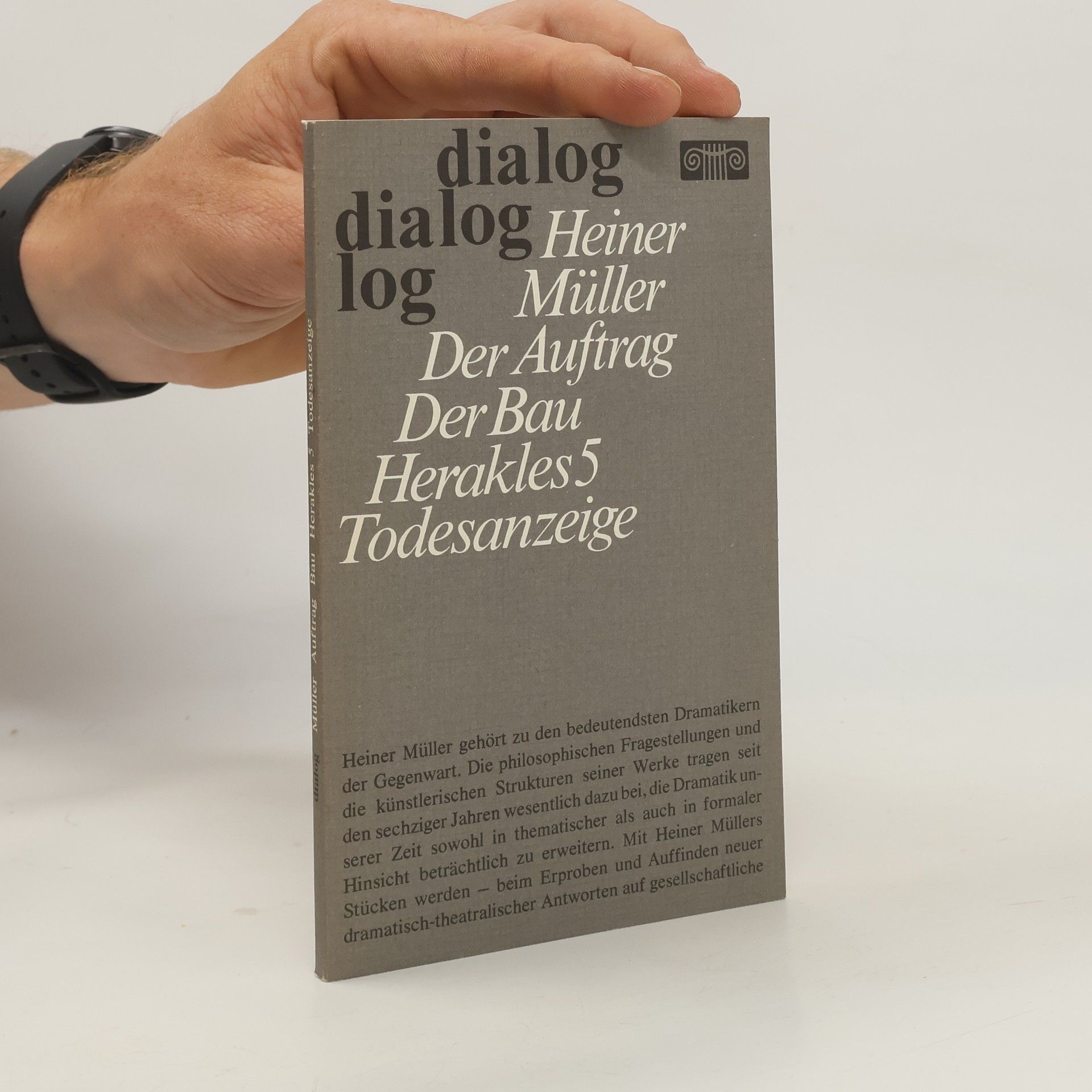 Heiner Müller Der Auftrag. Der Bau. Herakles 5. Todesanzeige