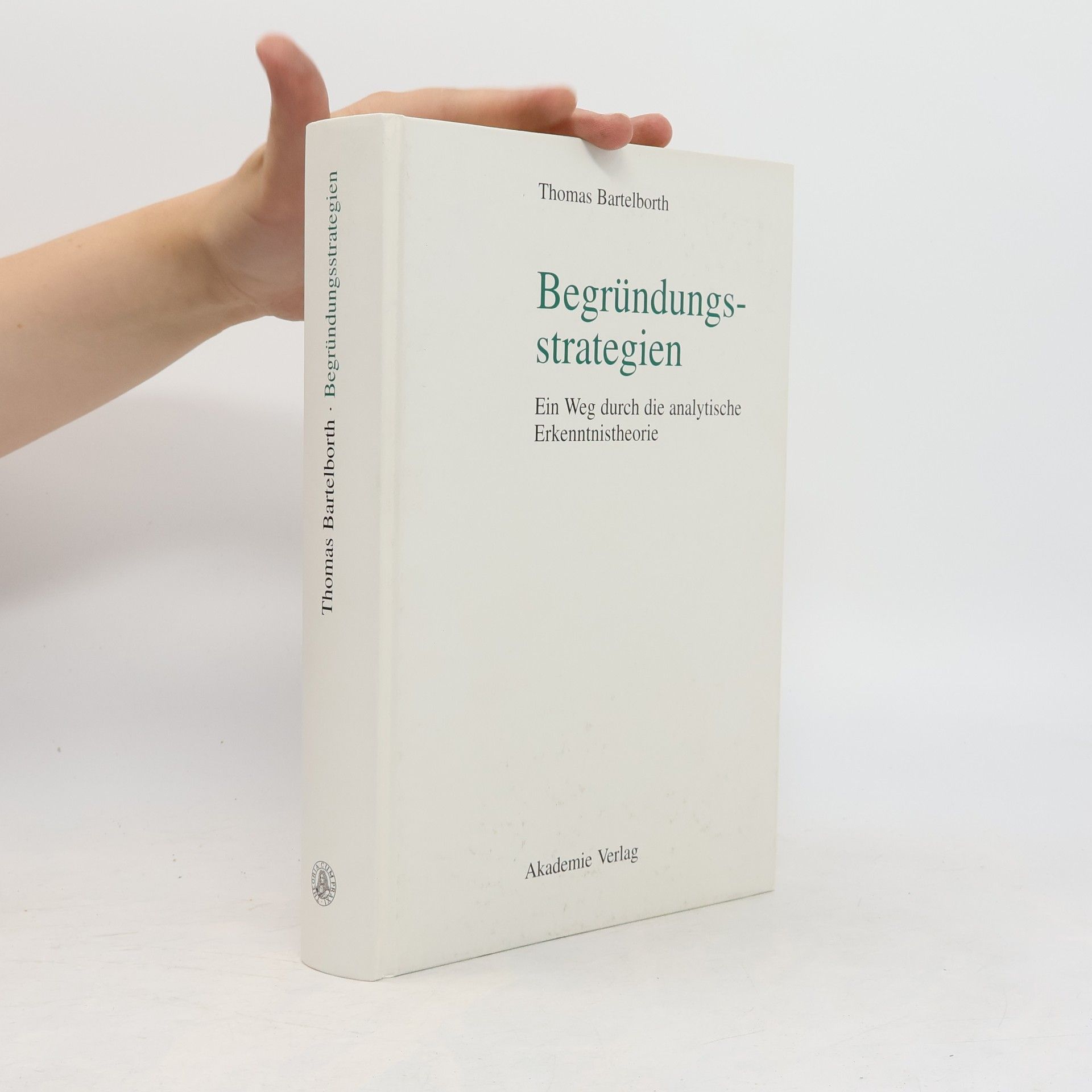 Thomas Bartelbarth Begründungsstrategien