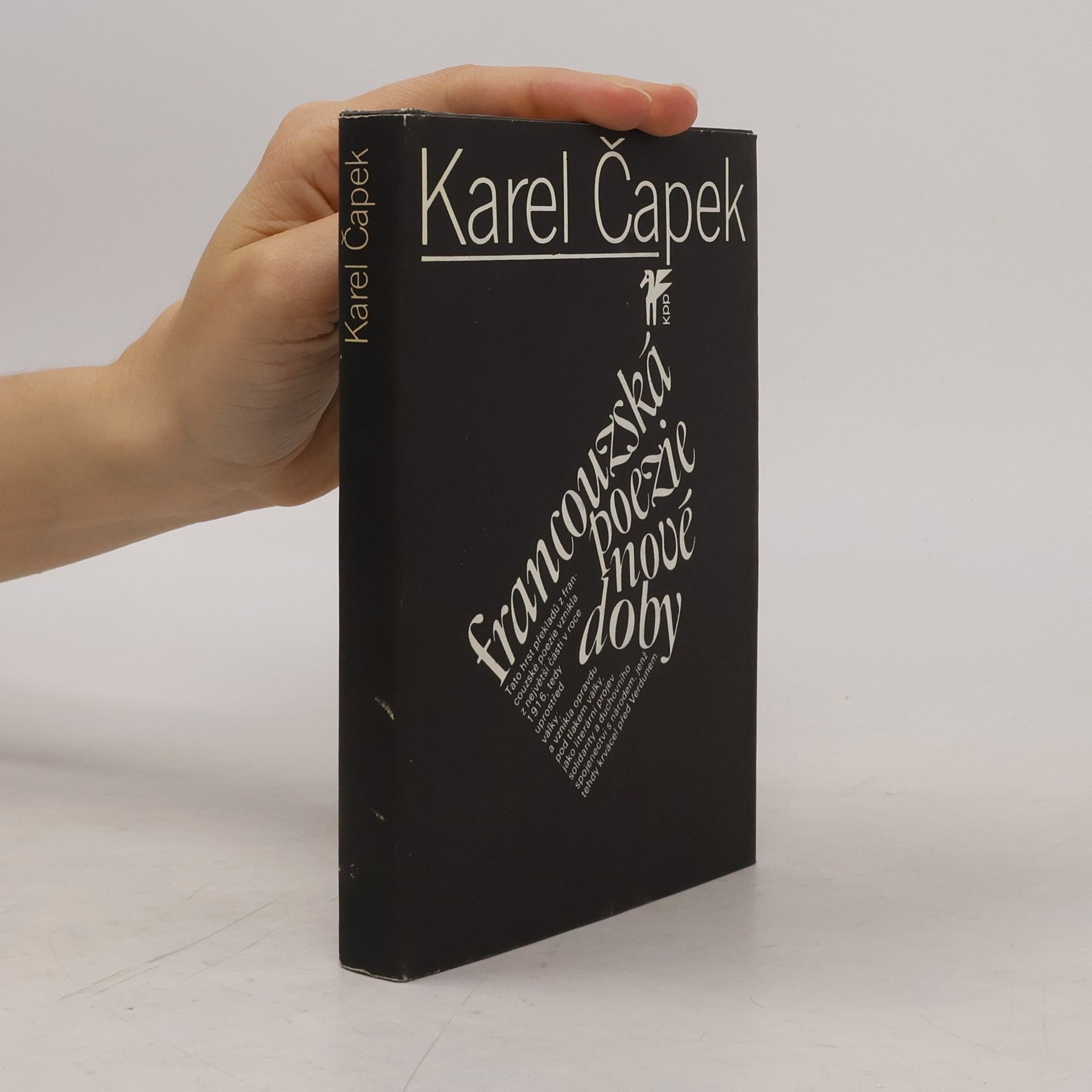 Karel Čapek Francouzská poezie nové doby