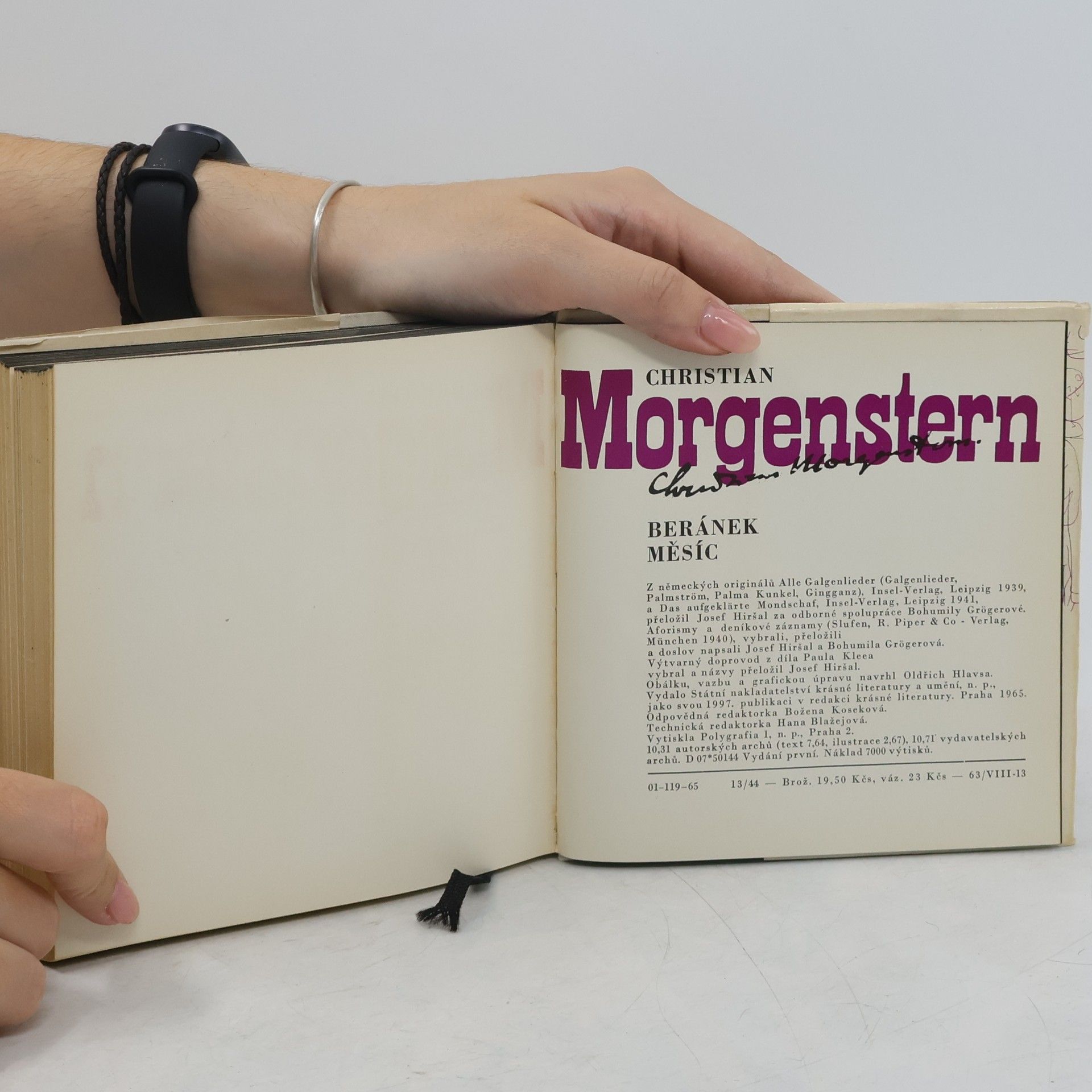 Christian Morgenstern Beránek. Měsíc