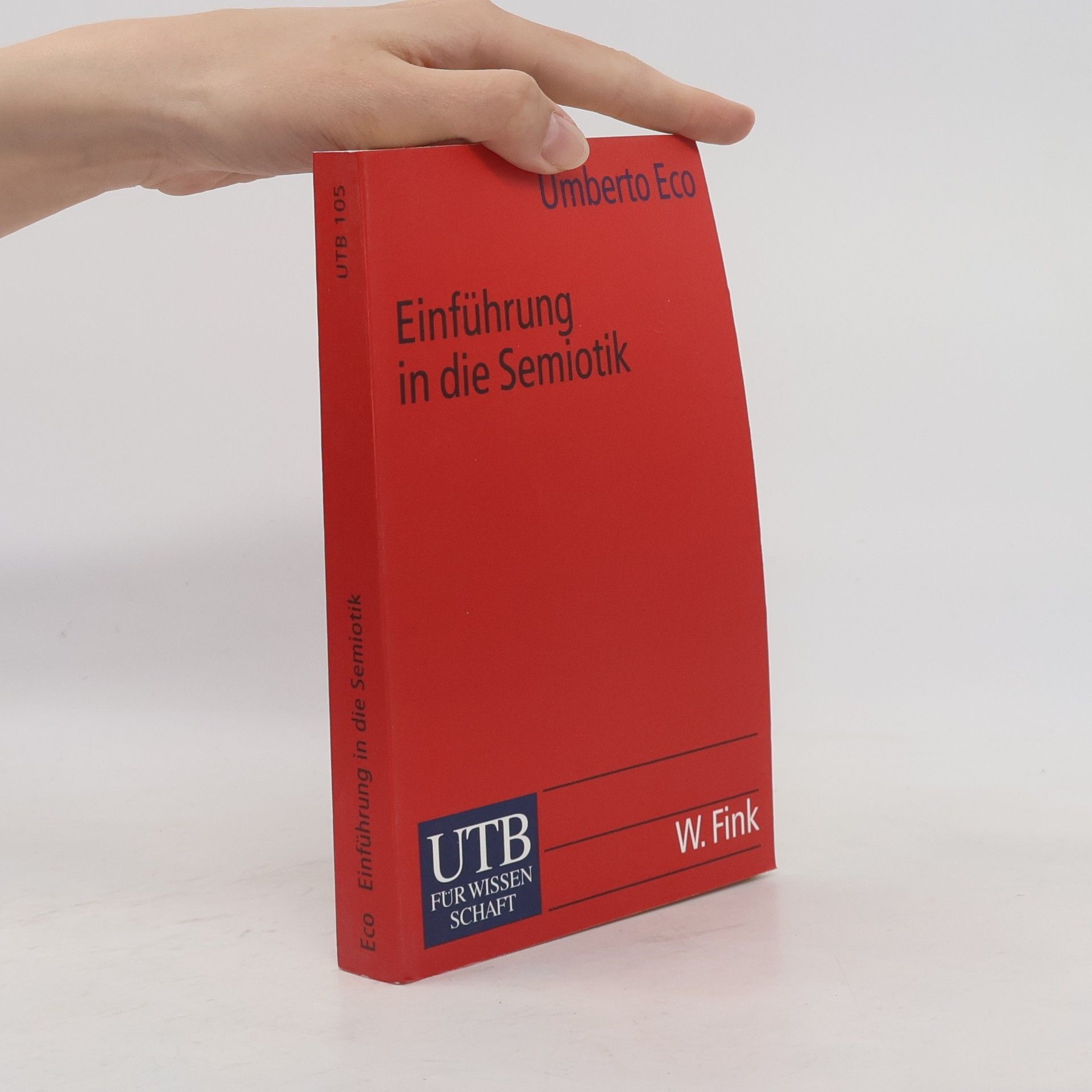 Umberto Eco Einführung in die Semiotik