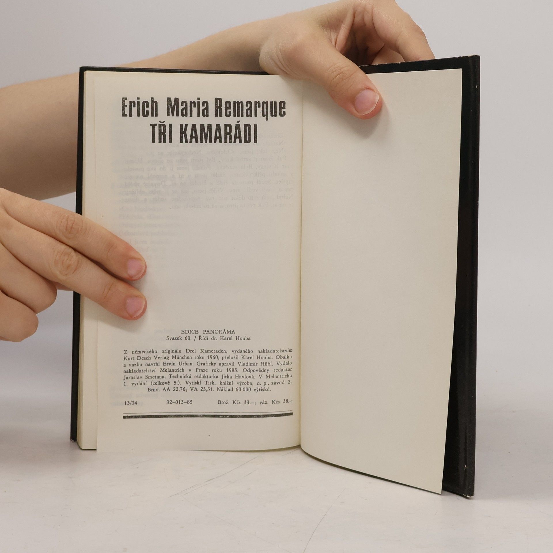 Erich Maria Remarque Tři kamarádi
