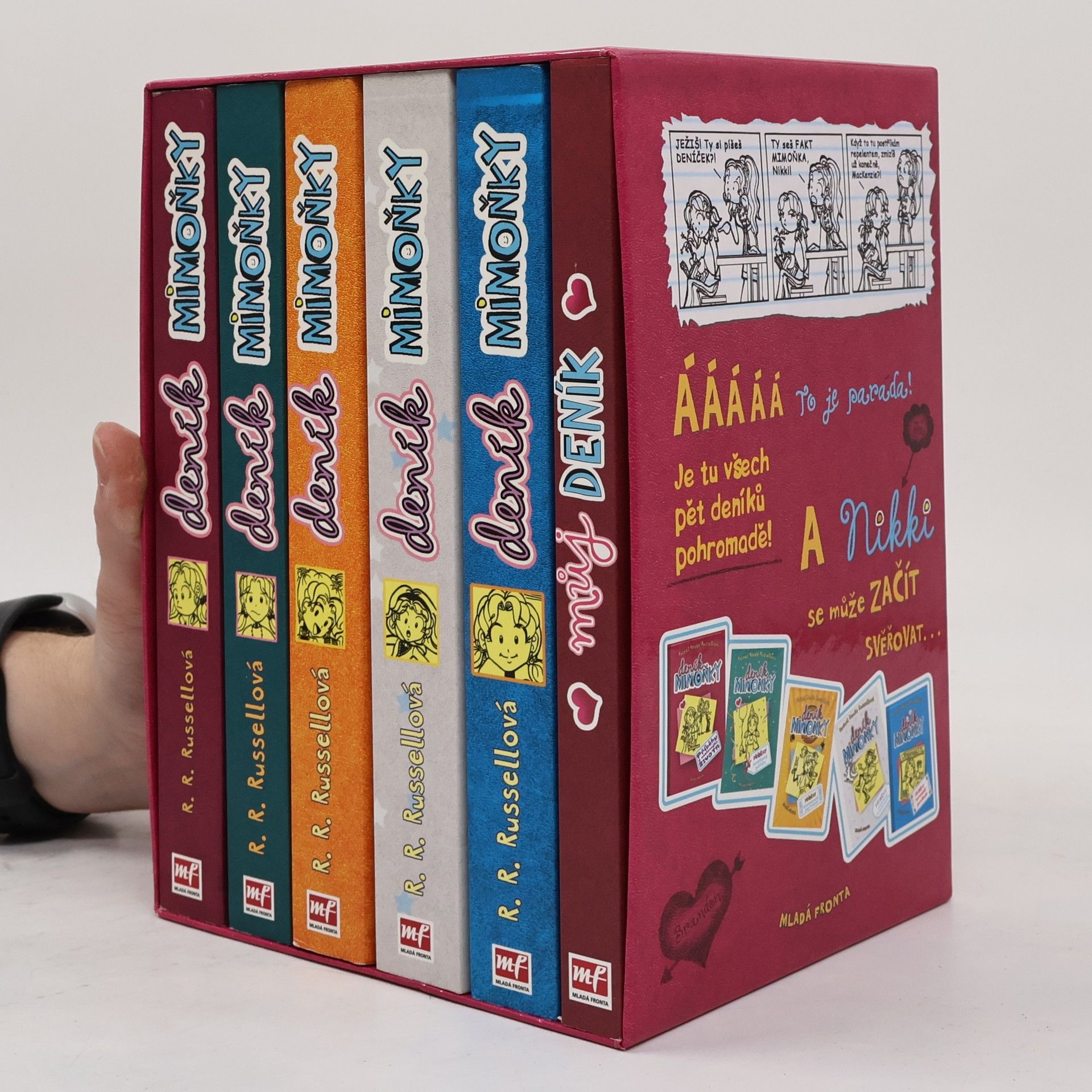 Rachel Renee Russell Deník mimoňky 1-5 (box)