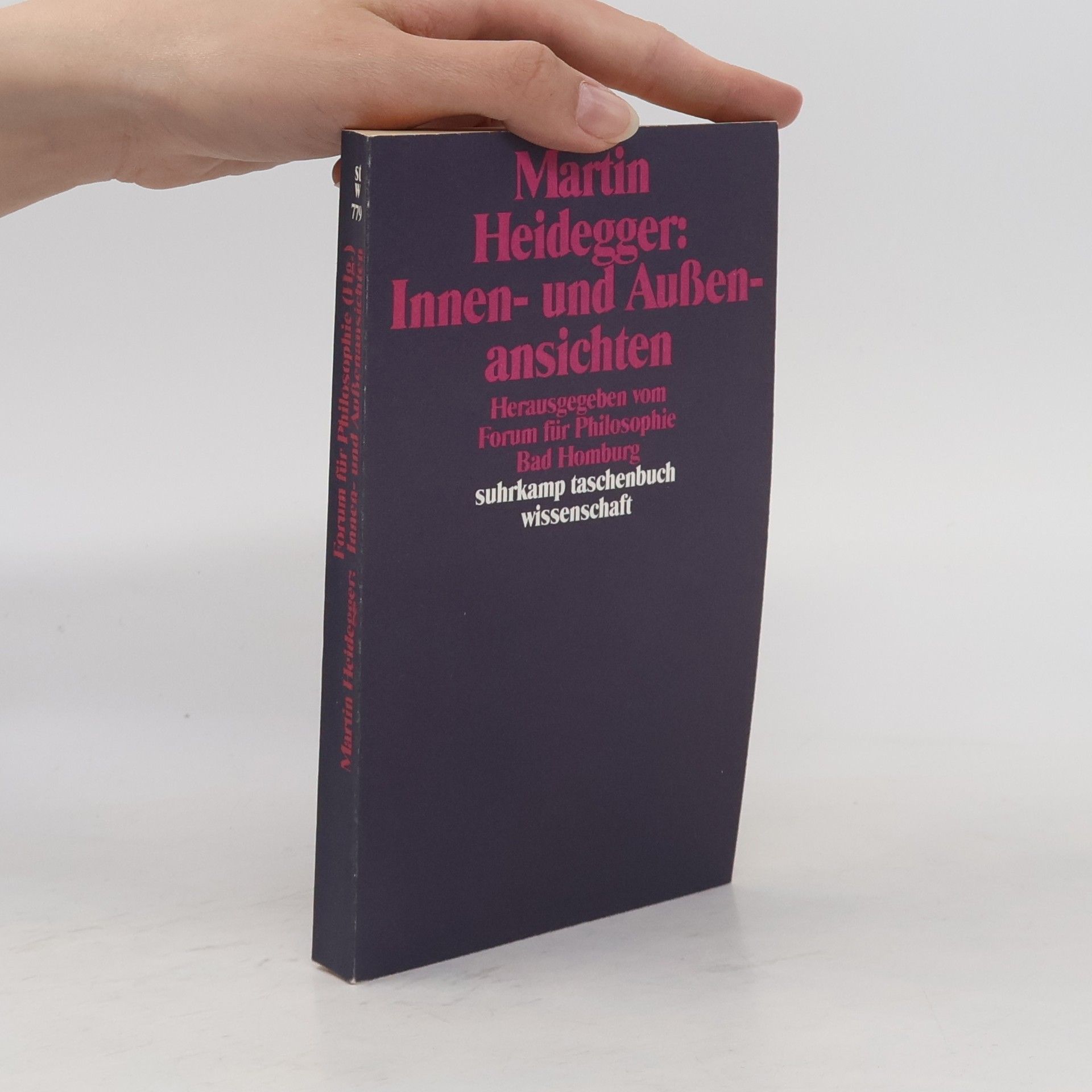 Forum für Philosophie Bad Homburg Suhrkamp Taschenbuch Wissenschaft - 779: Martin Heidegger