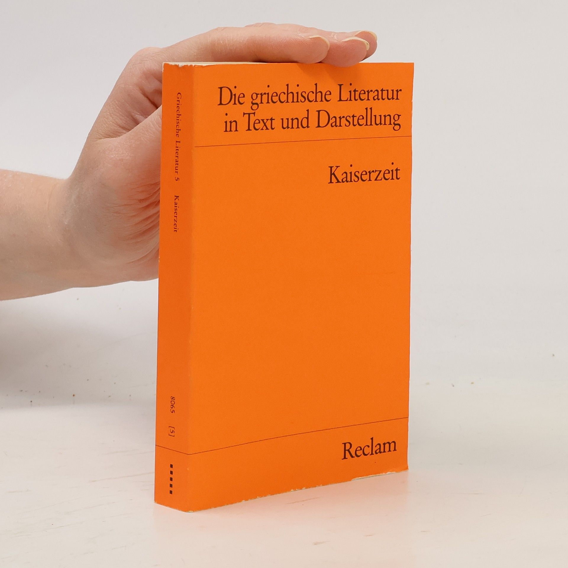Herwig Görgemanns Die griechische Literatur in Text und Darstellung