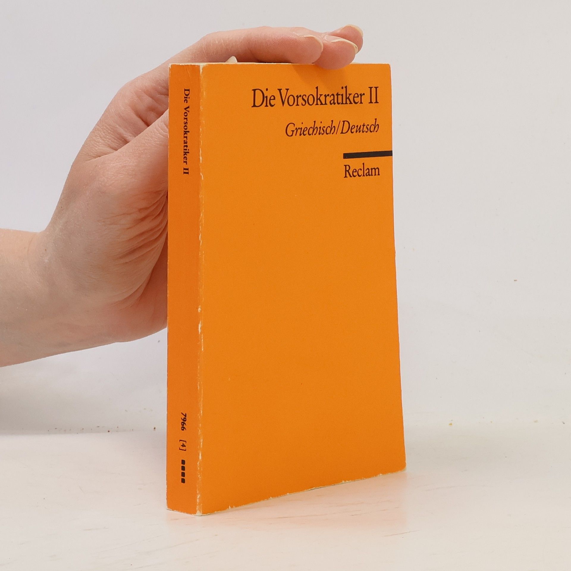 Jaap Mansfeld Die Vorsokratiker. II, Zenon, Empedokles, Anaxagoras, Leukipp, Demokrit