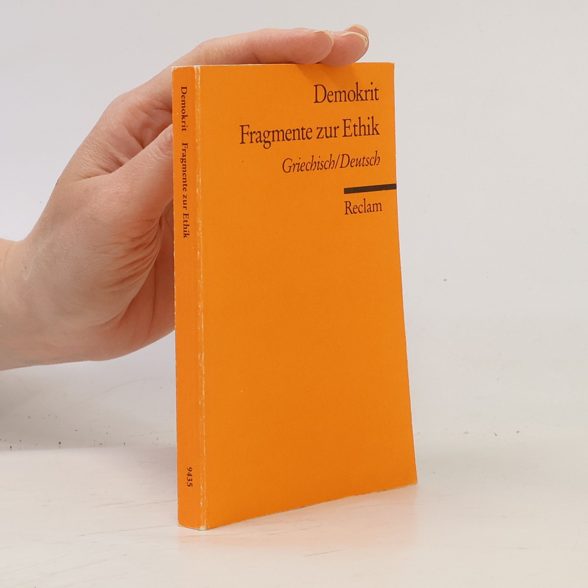 Gred Ibscher Reclams Universal-Bibliothek: Fragmente zur Ethik