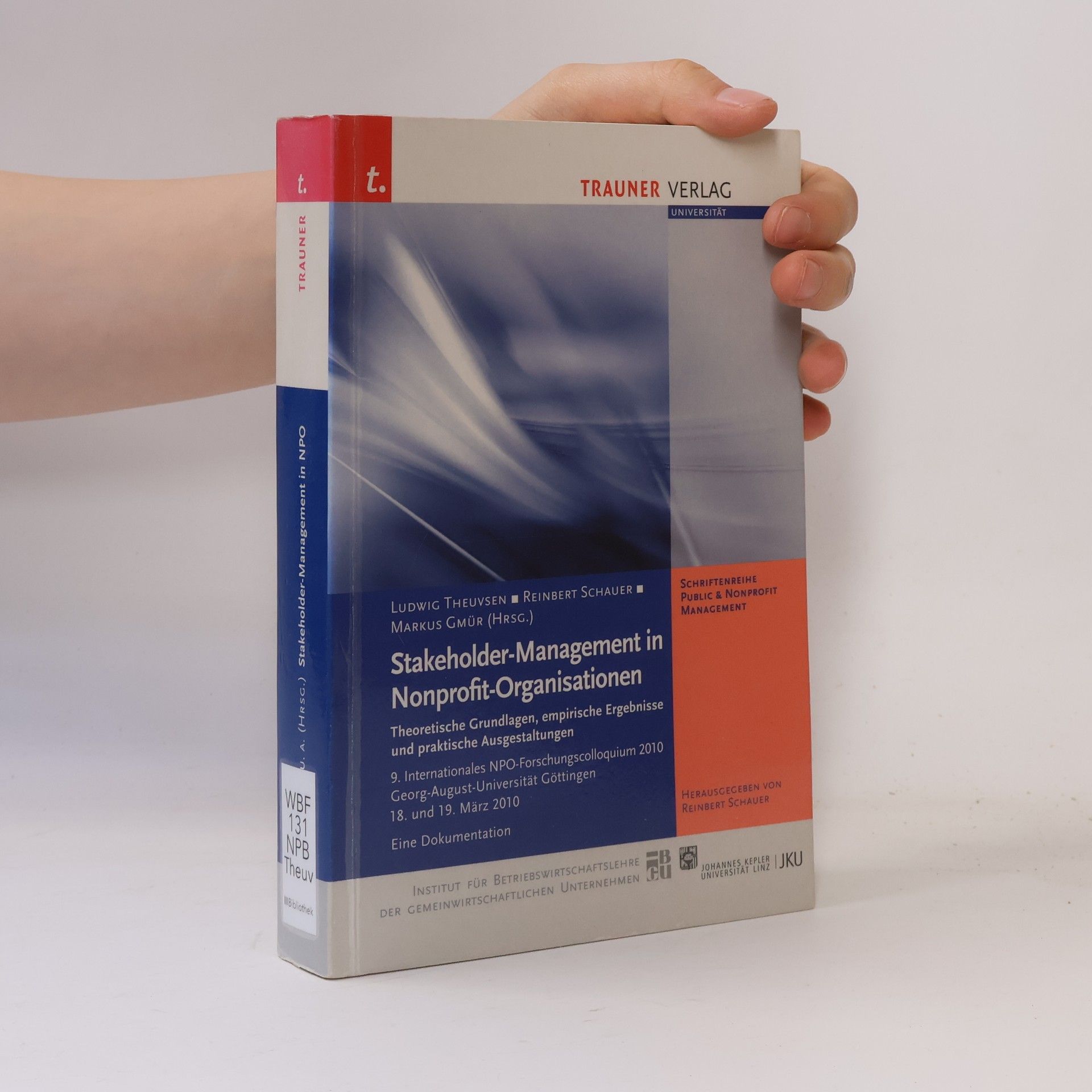 Markus Gmür Stakeholder-Management in Nonprofit-Organisationen