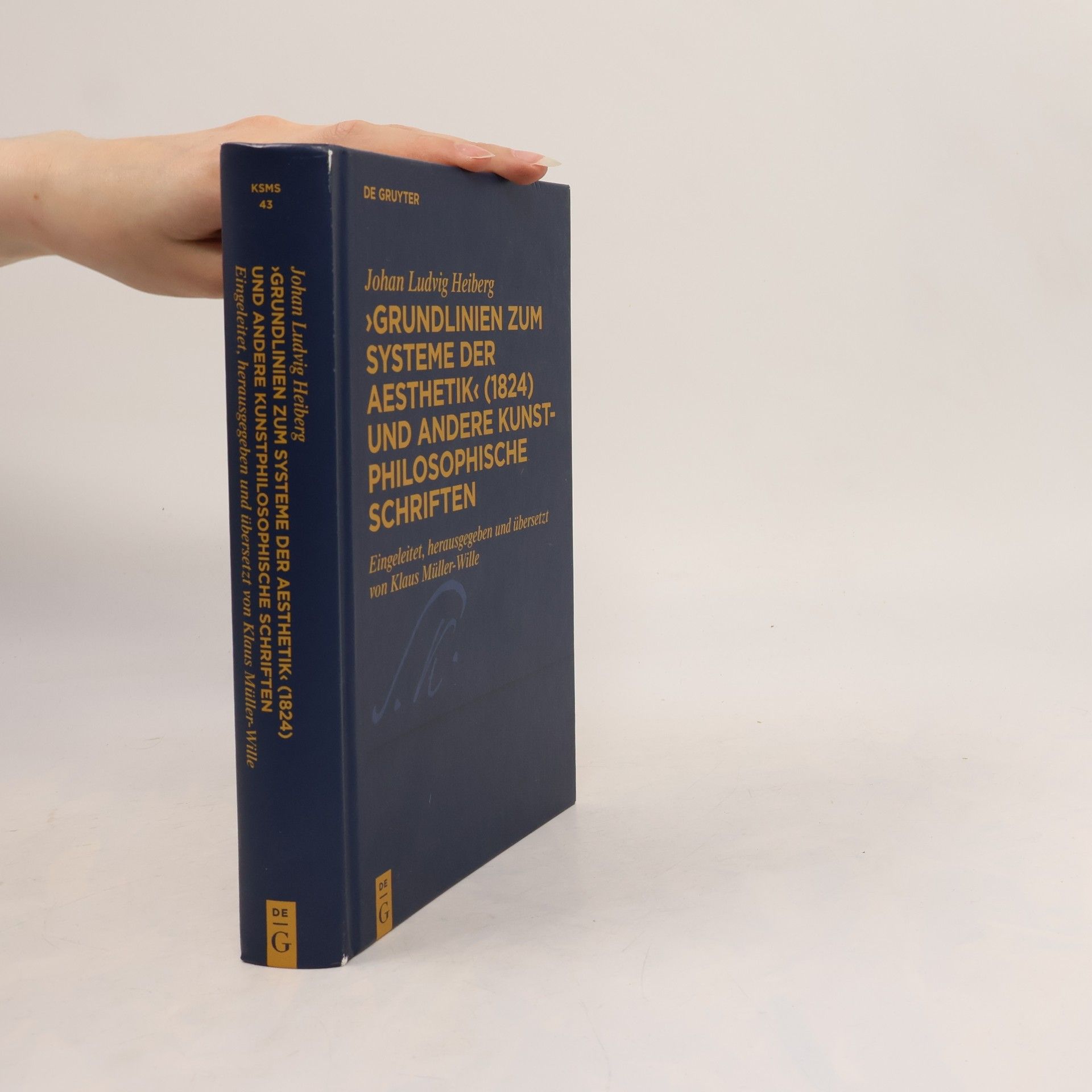 Klaus Müller-Wille Kierkegaard Studies. Monograph Series - 43: >Grundlinien zum Systeme der Aesthetik< (1824) und andere kunstphilosophische Schriften