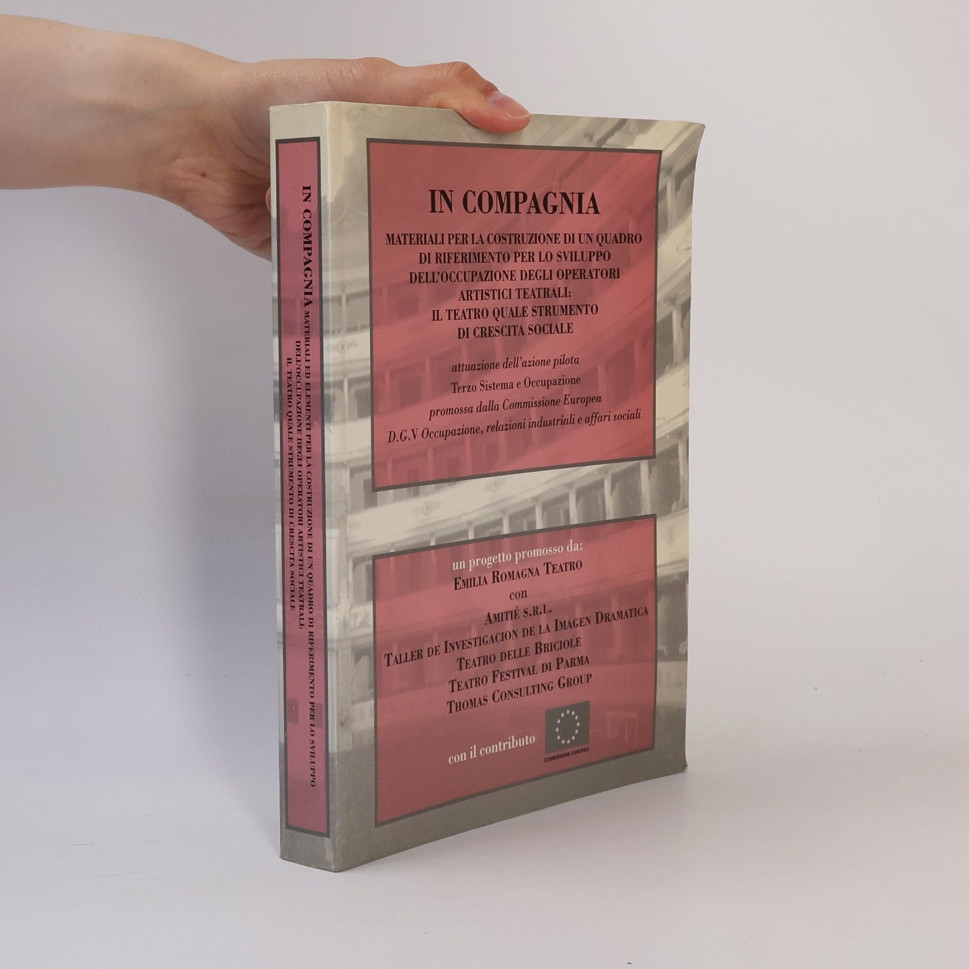 Kolektiv autorů In Compagnia. Materiali per la costruzione di un quadro de riferimento per lo sviluppo dell'occupazione degli operato artistici teathali. Il teatro quale strumento di crescita sociale