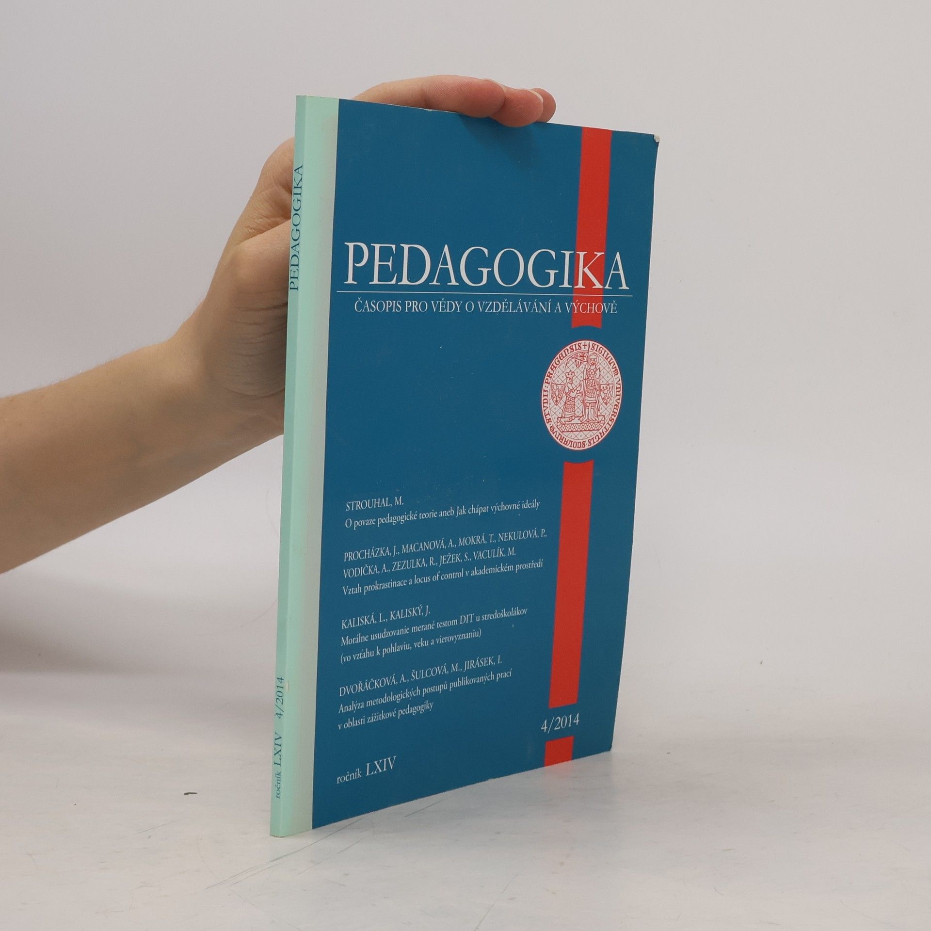 Autorenkollektiv Pedagogika 3/2018. Journal of research in educational sciences