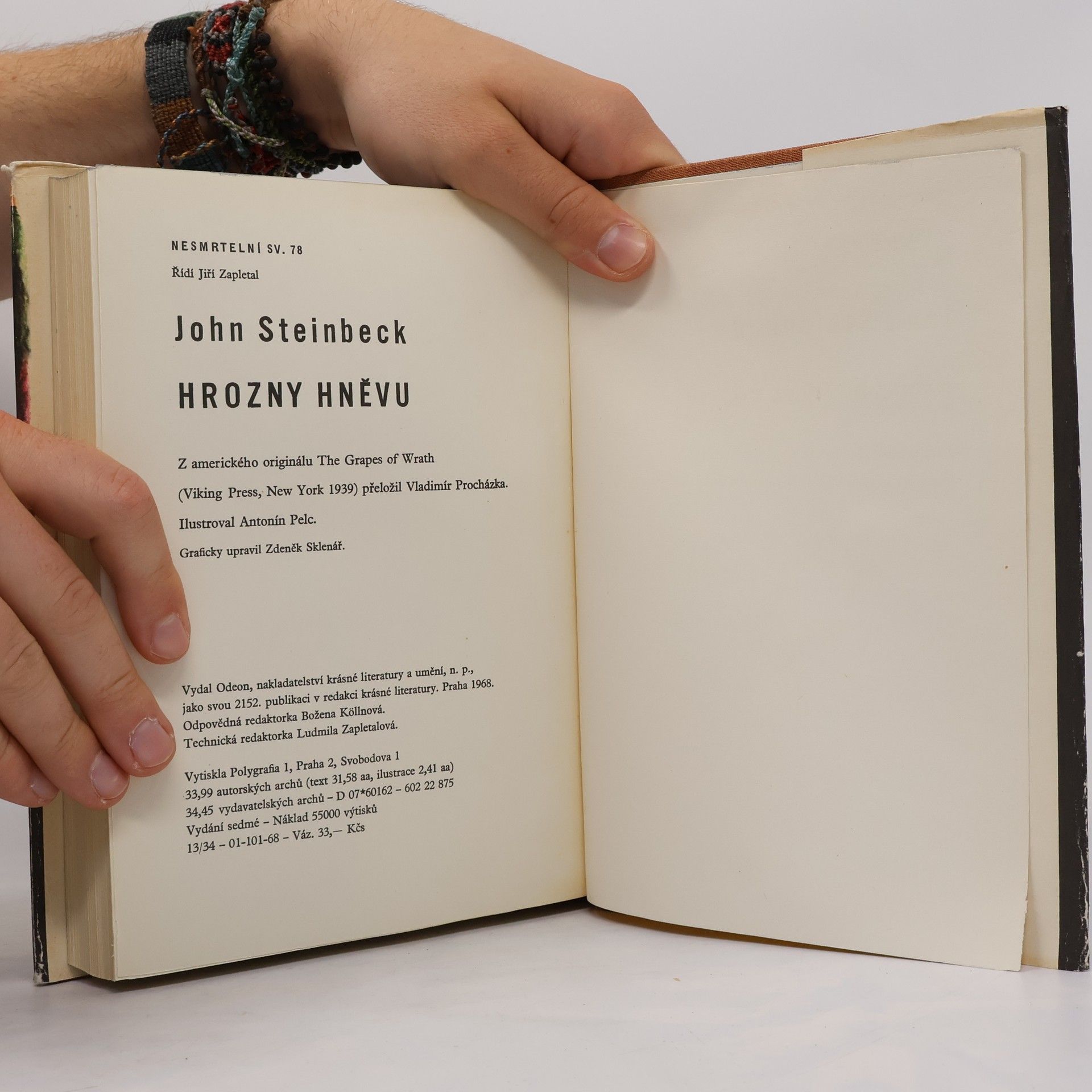 John Steinbeck Hrozny hněvu