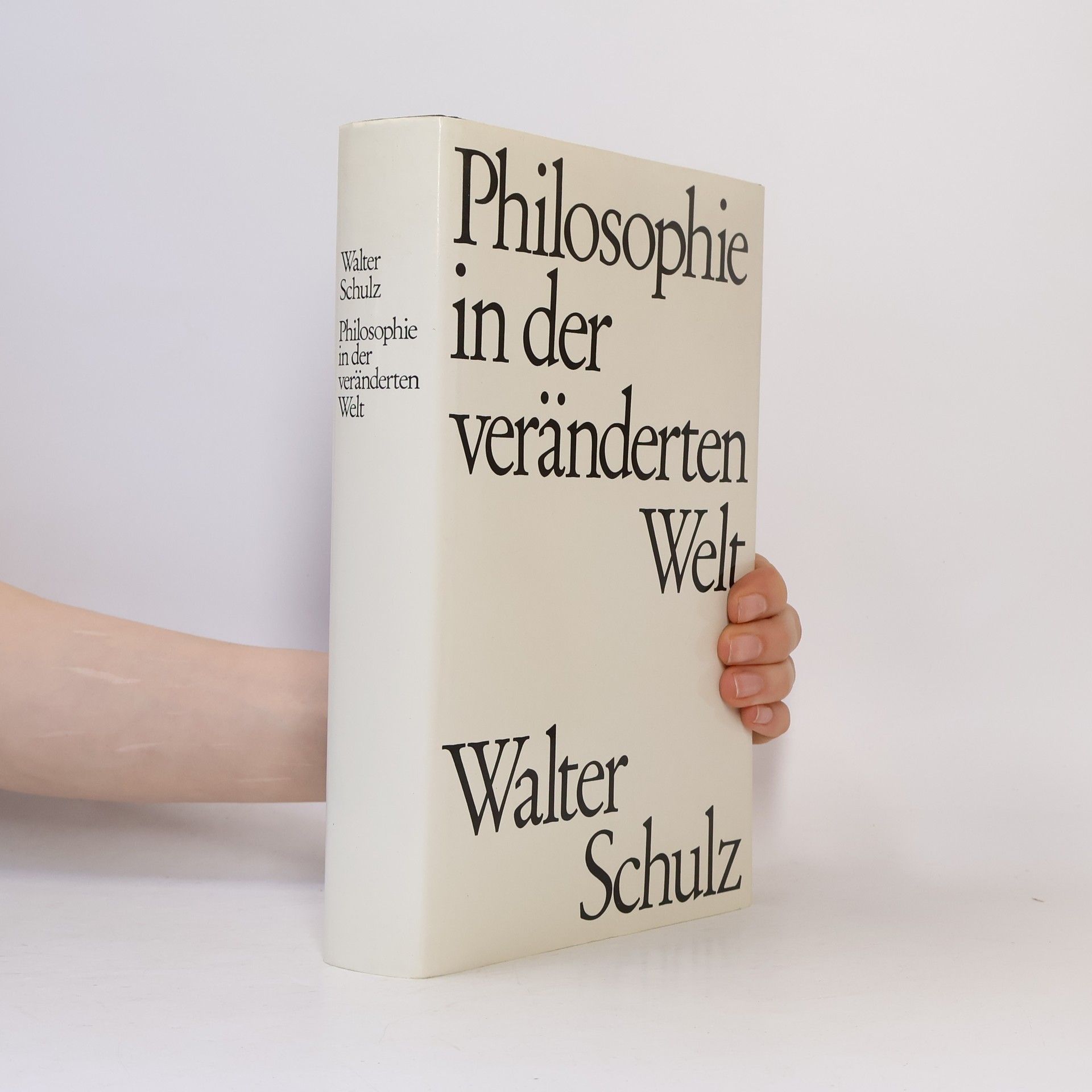 Walter Schulz Philosophie in der veränderten Welt