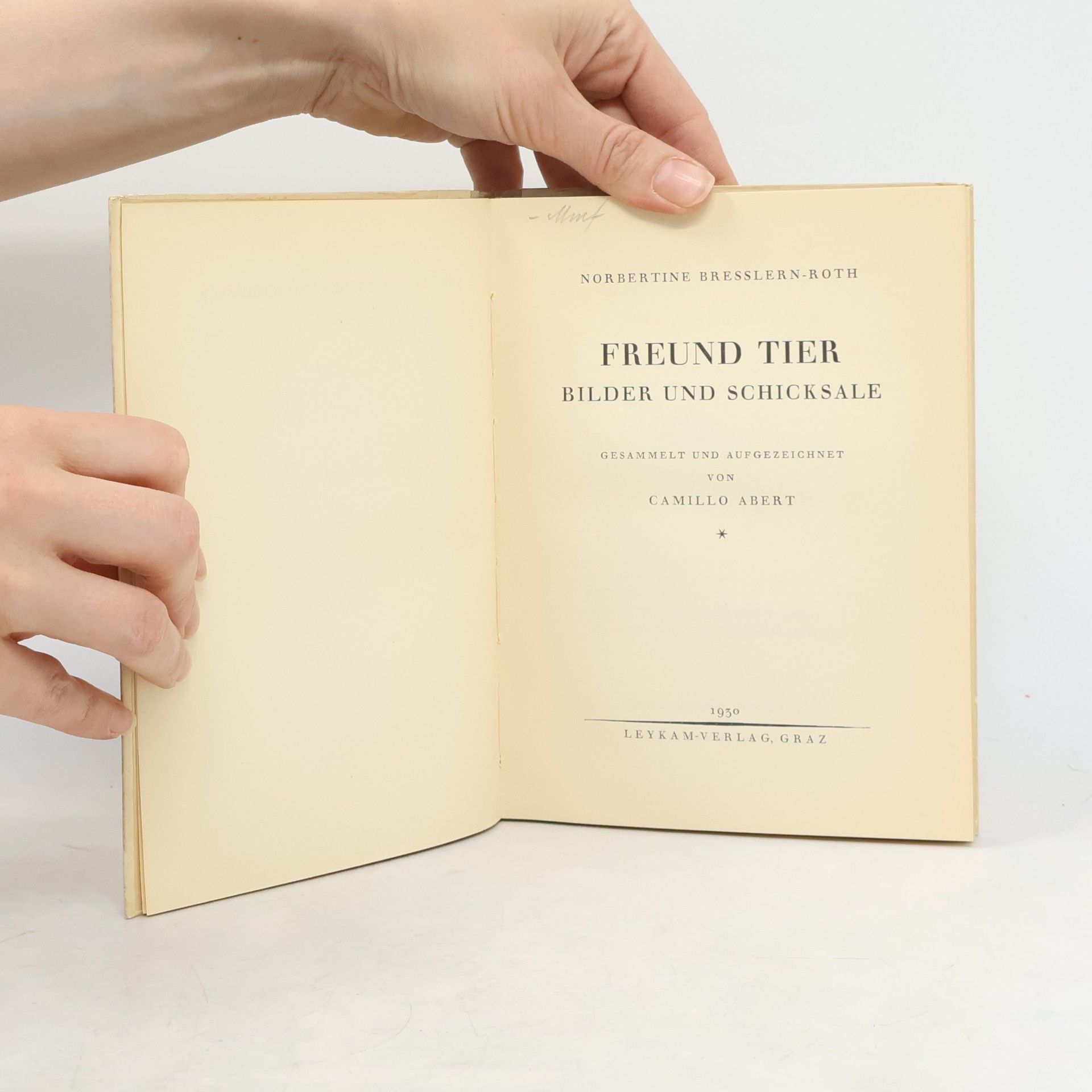 Camillo Abert Freund Tier