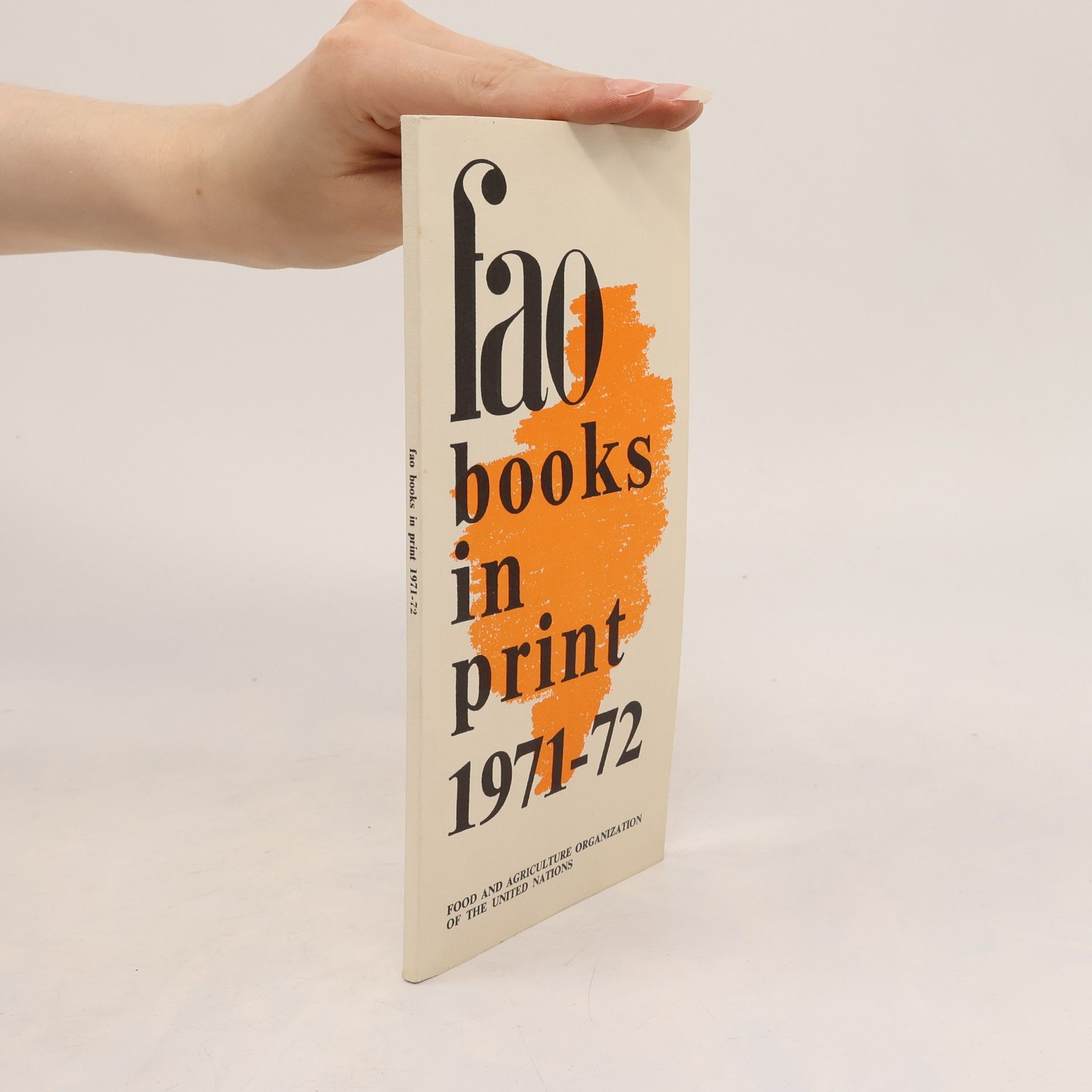 Autorenkollektiv Fao Books in Print 1971-72