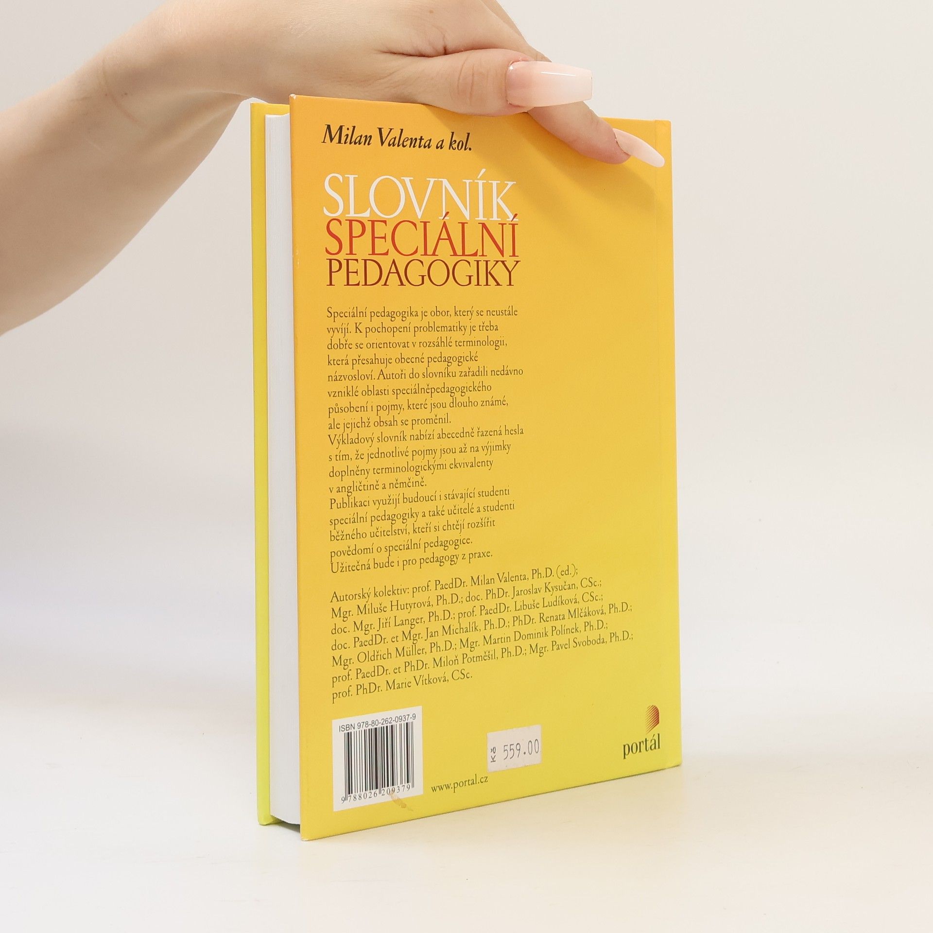 Milan Valenta Slovník speciální pedagogiky