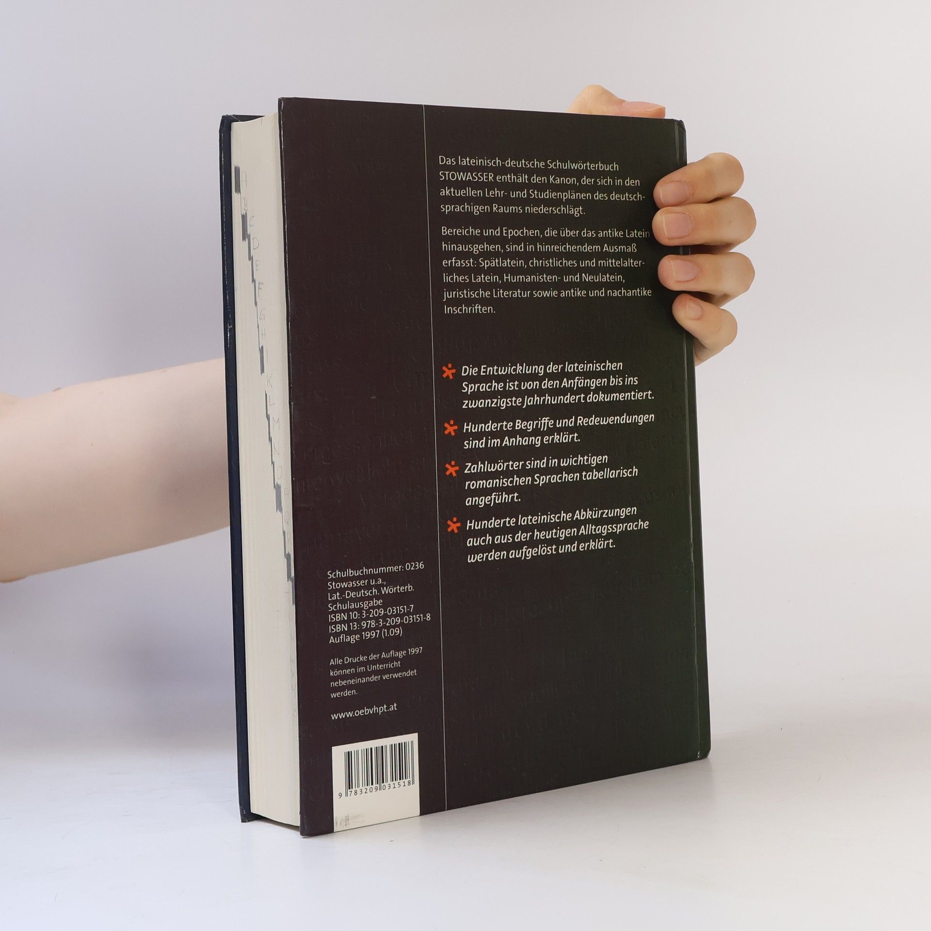 Josef Maria Stowasser Stowasser: österreichische Schulausgabe: lateinisch - deutsches Schulwörterbuch