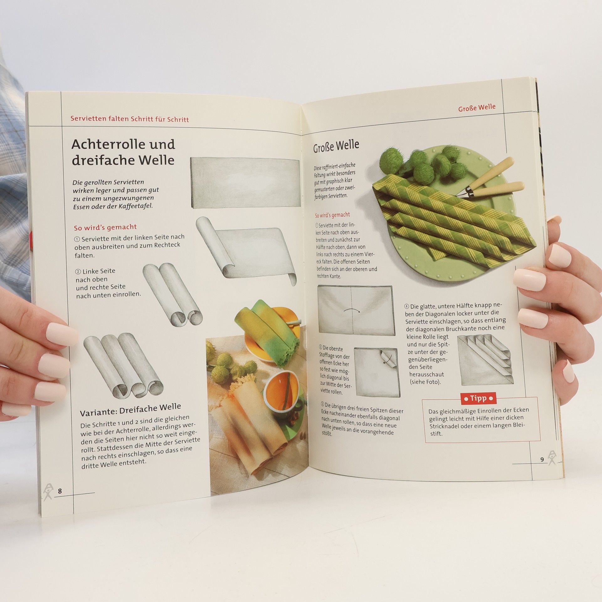 Servietten falten