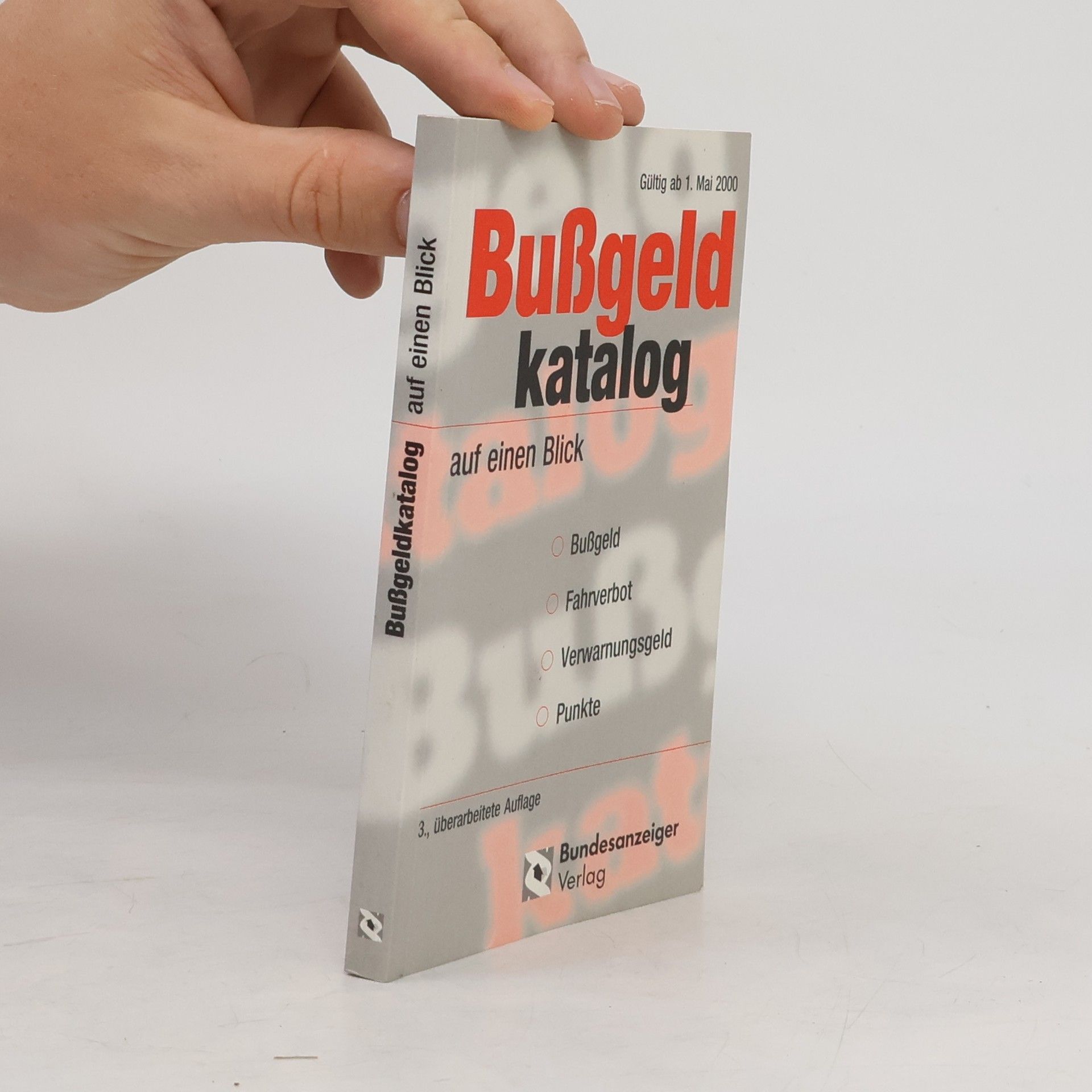 Winfried Thubauville Bußgeldkatalog