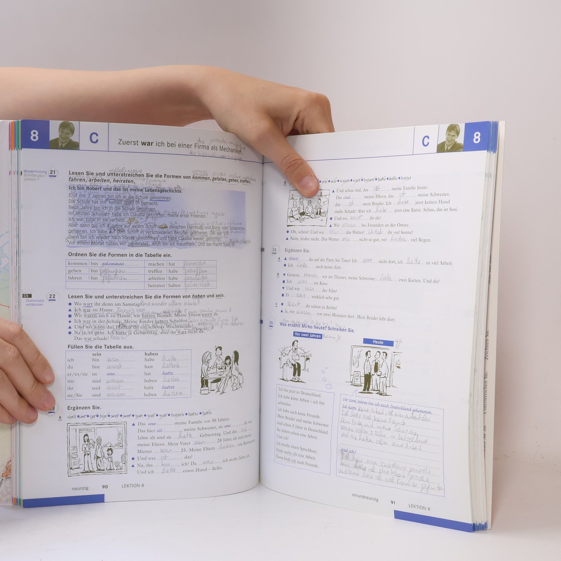 Autorenkollektiv Schritte plus 2. Niveau A1/2. Kursbuch + Arbeitsbuch