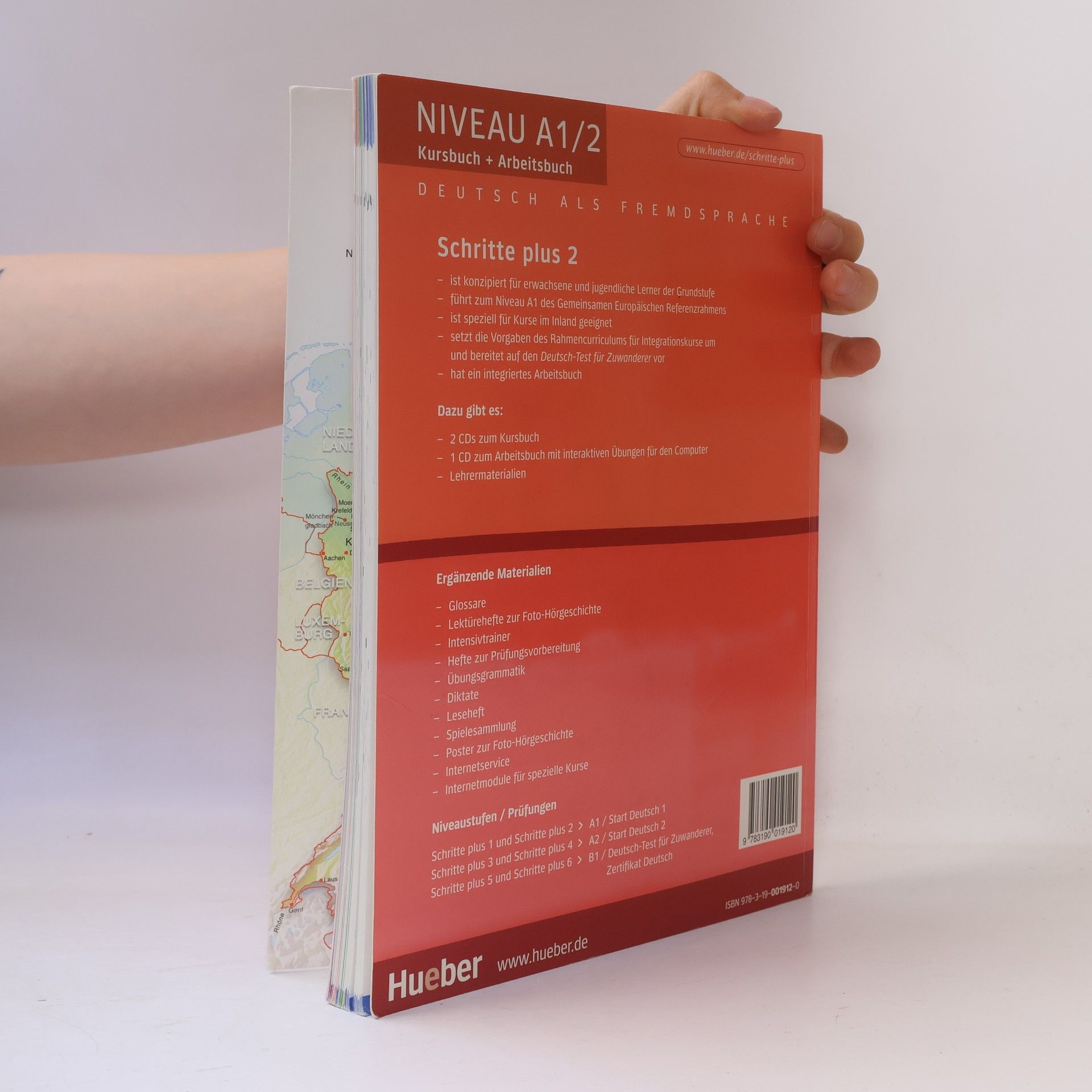 Autorenkollektiv Schritte plus 2. Niveau A1/2. Kursbuch + Arbeitsbuch