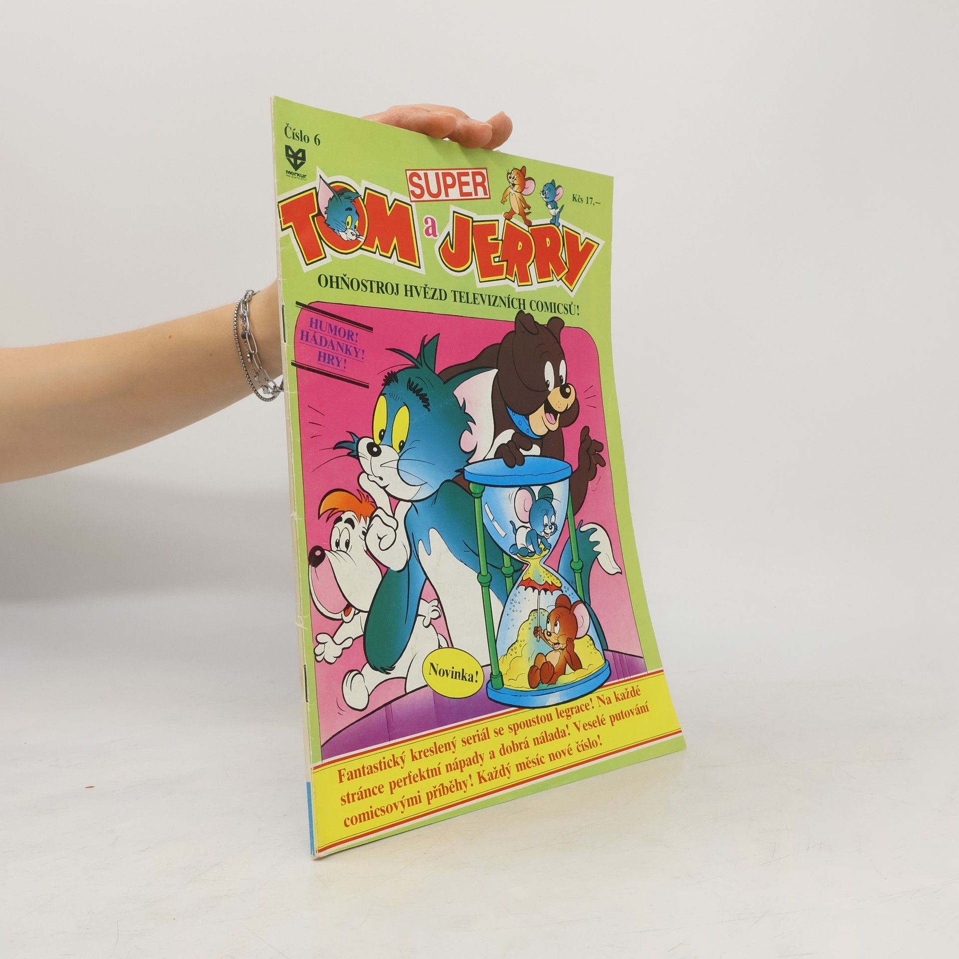 H Samková Tom a Jerry : Super. Ohňostroj hvězd televizních comicsů. Humor, hádanky, hry. 6. díl
