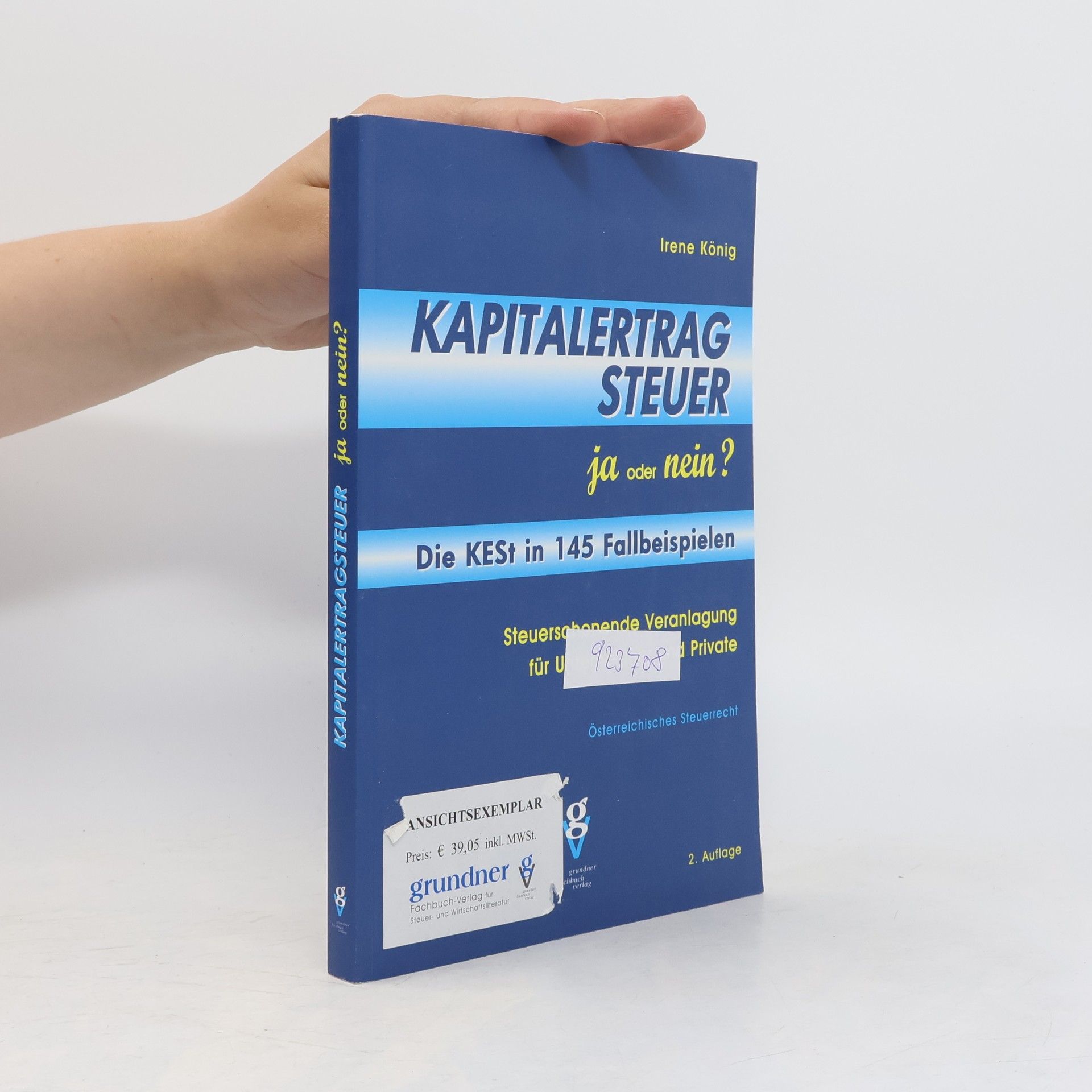 Irene König Kapitalertragsteuer - ja oder nein?