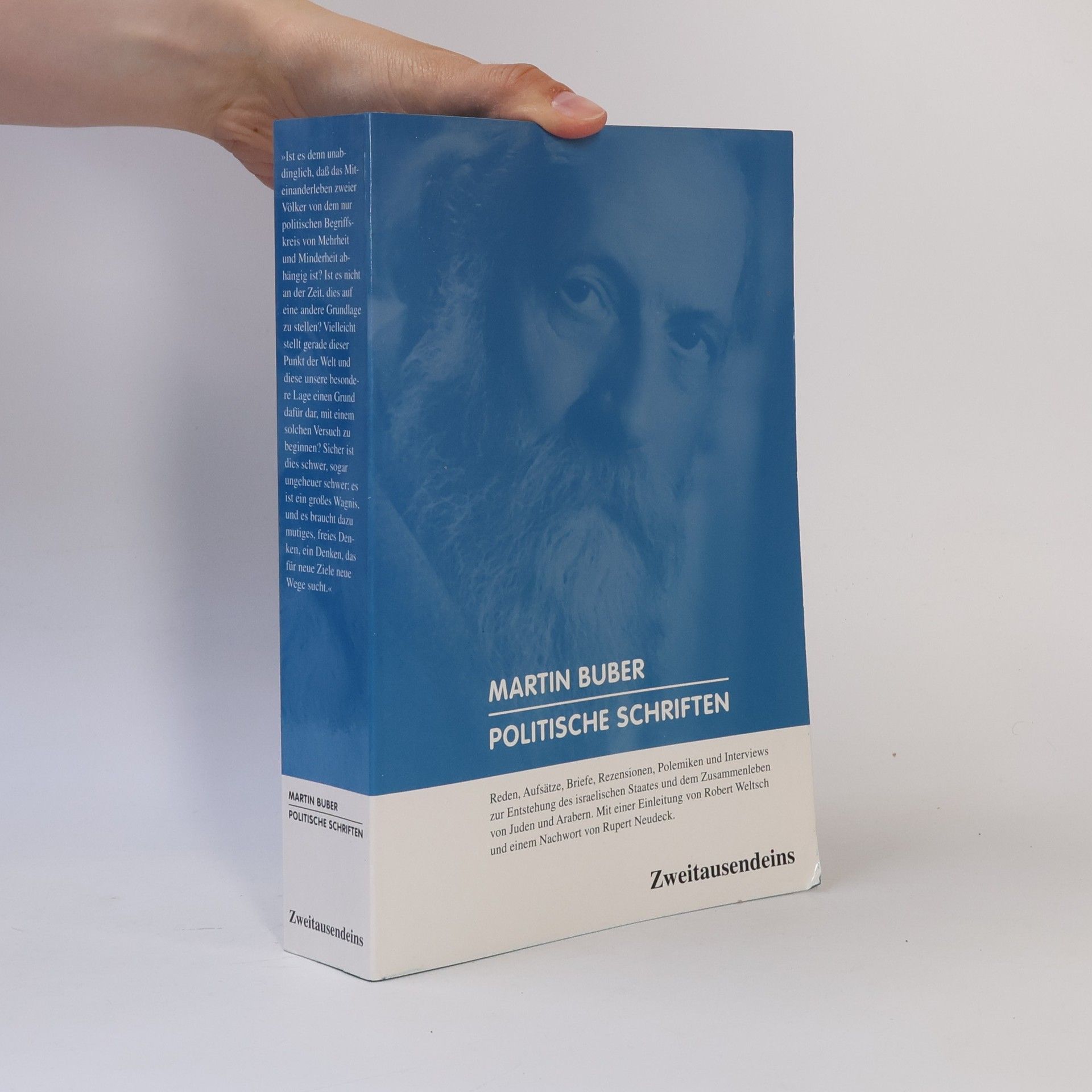 Martin Buber Politische Schriften