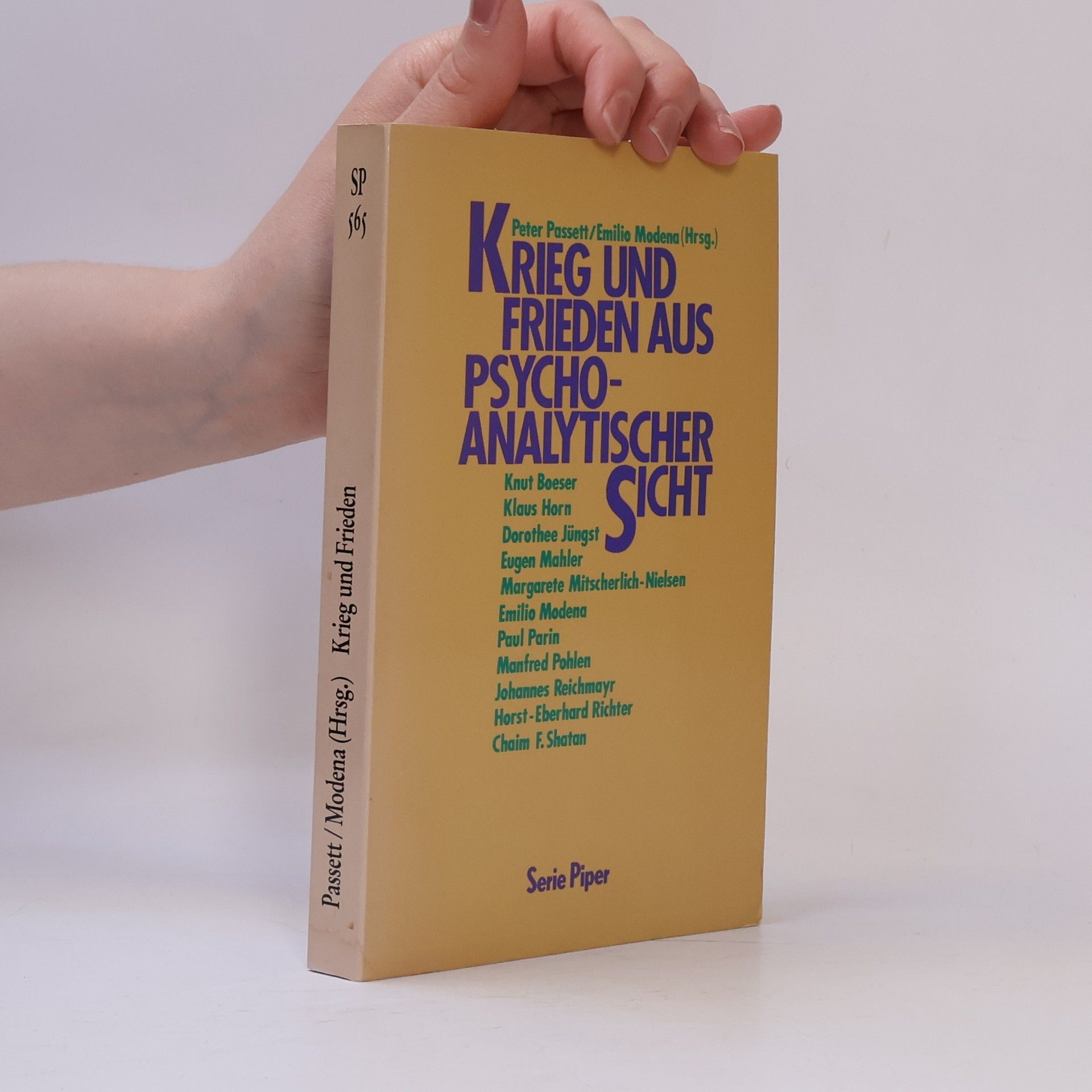 Peter Passett Krieg und Frieden aus psychoanalytischer Sicht